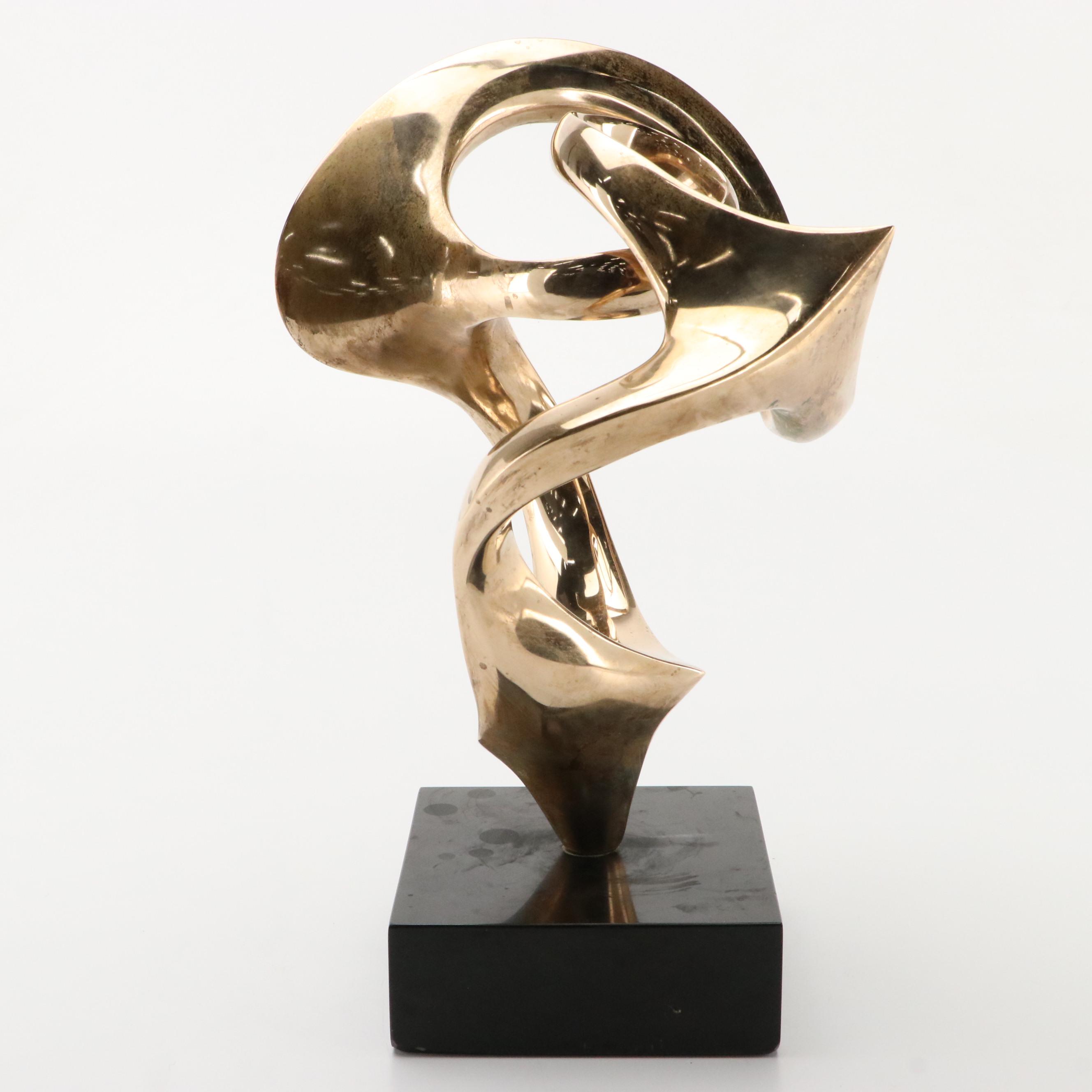 Abstract Biomorphic Metal Sculpture, 20th Century