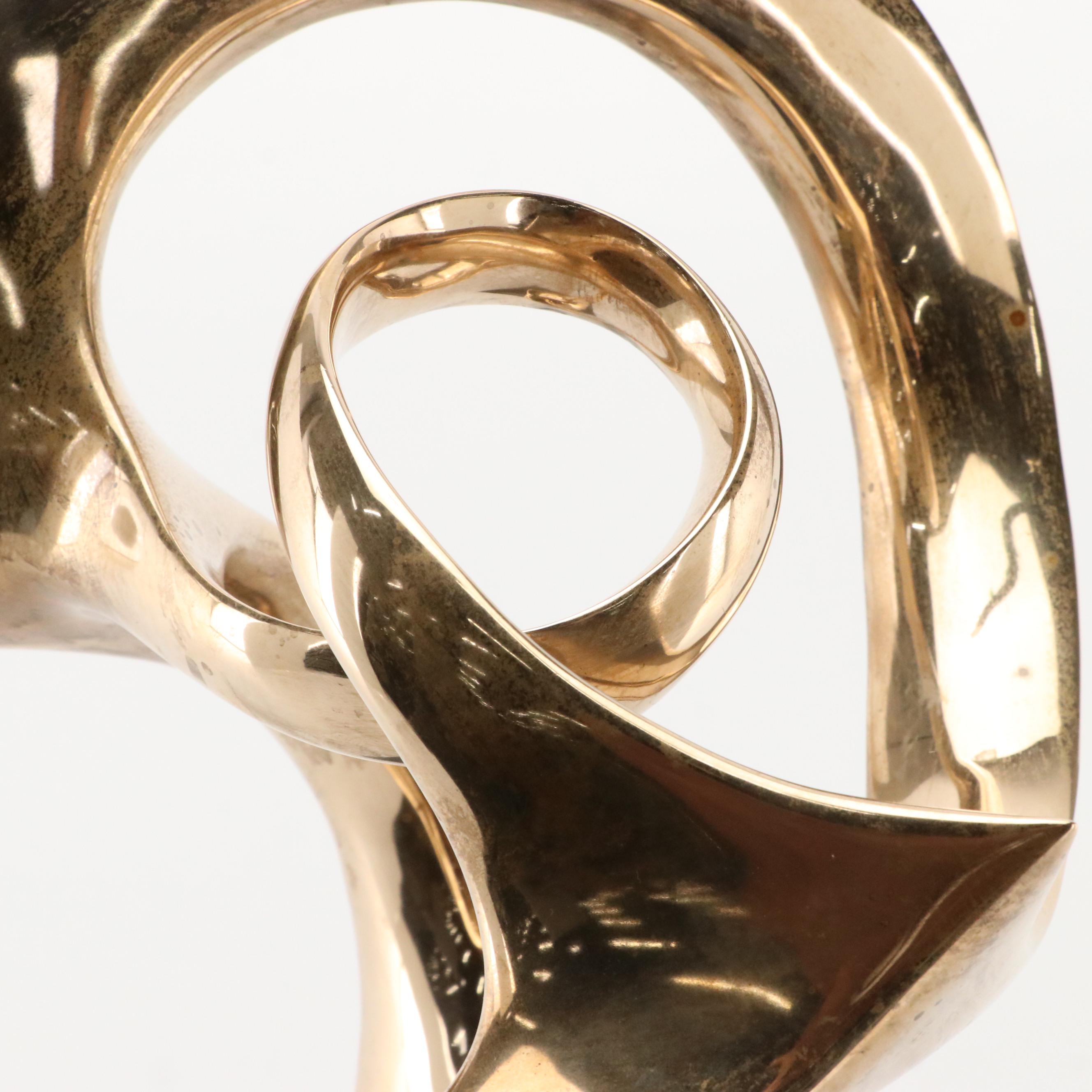 Abstract Biomorphic Metal Sculpture, 20th Century