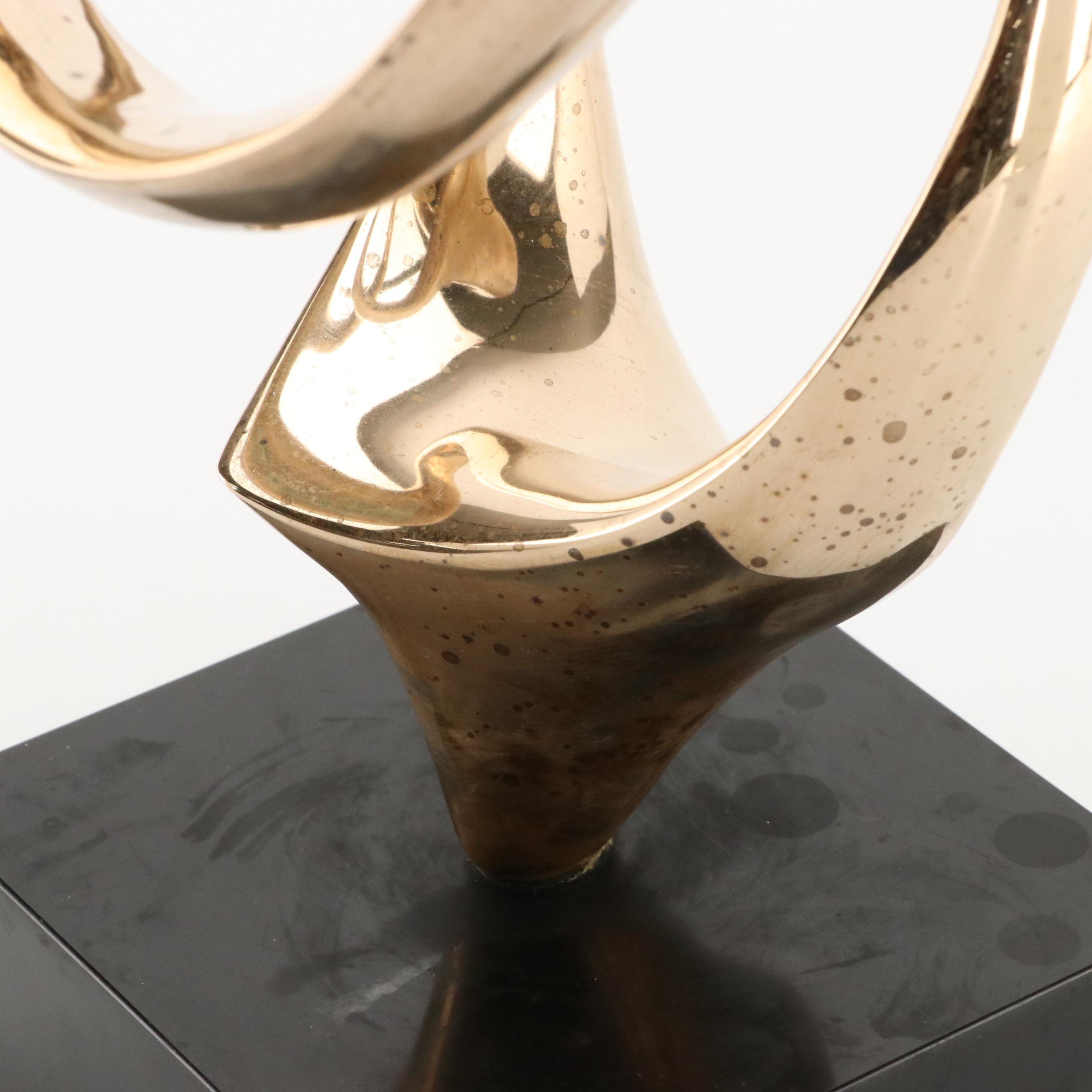 Abstract Biomorphic Metal Sculpture, 20th Century