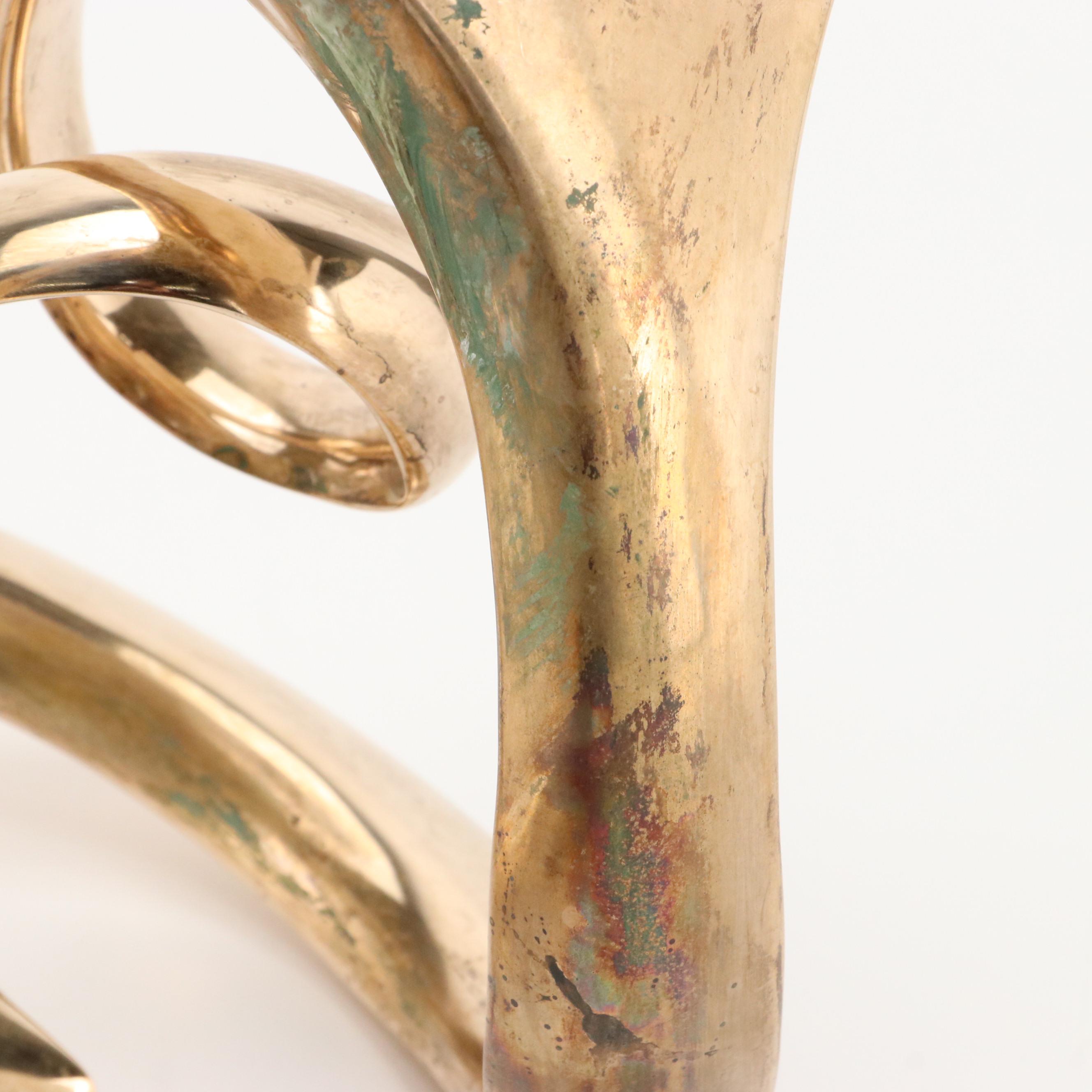 Abstract Biomorphic Metal Sculpture, 20th Century