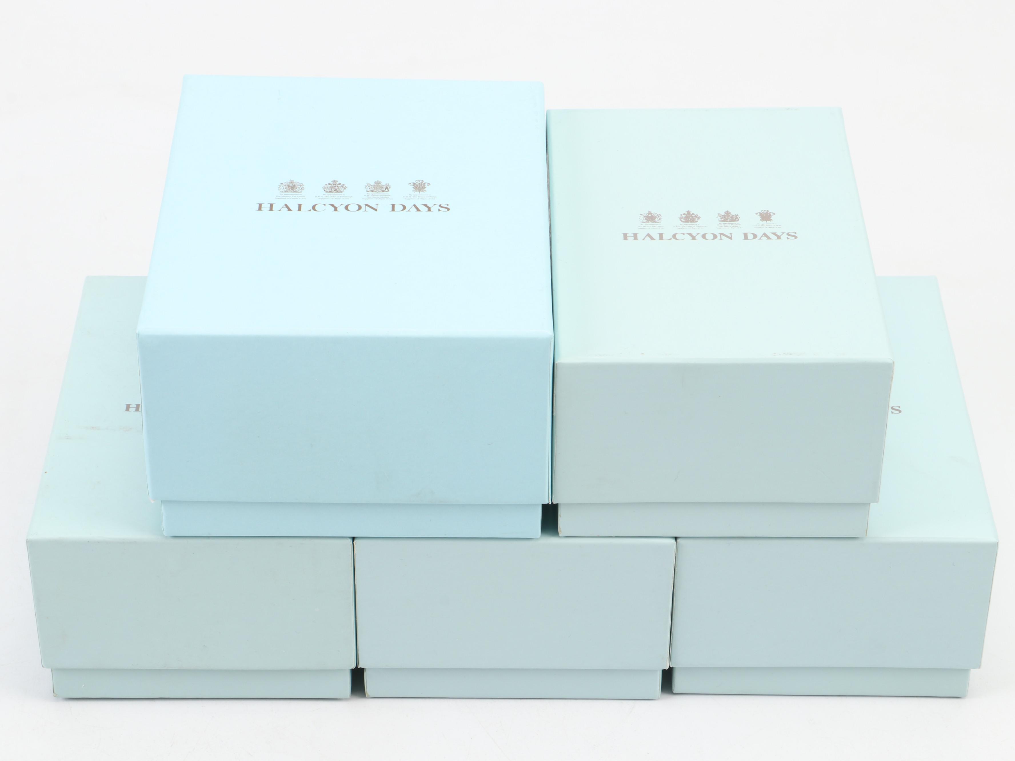 Halcyon Days "Romeo and Juliette" & Other Cartier Opera Collection Enamel Boxes