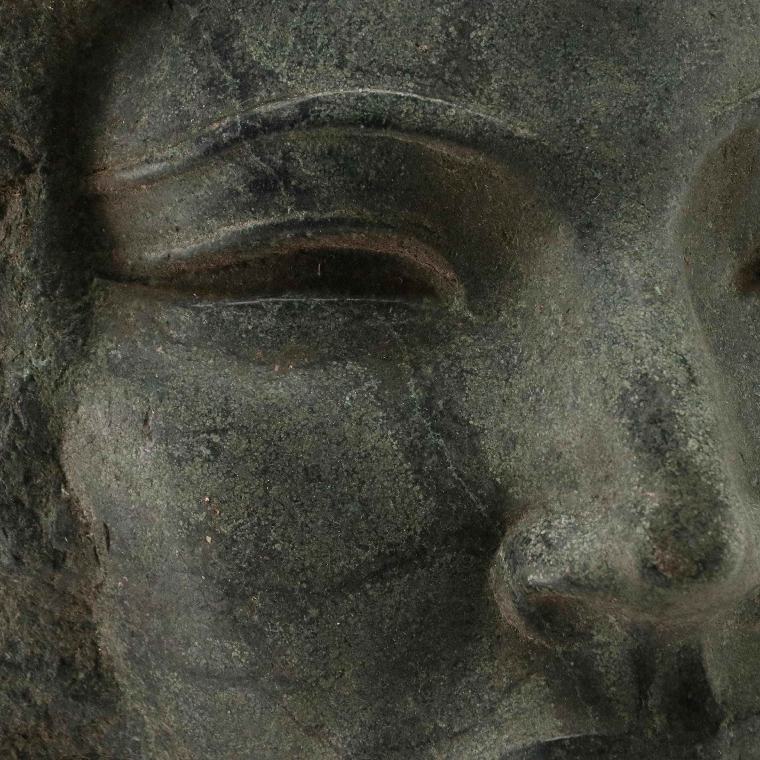 Charles Cutler Carved Stone Bust of Woman