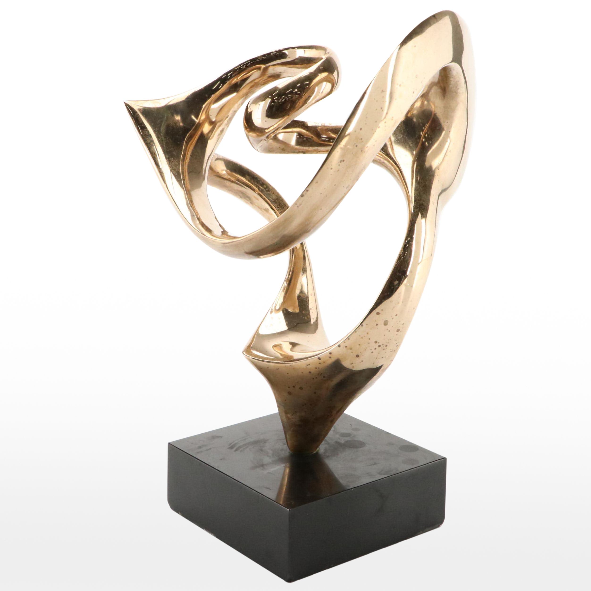 Abstract Biomorphic Metal Sculpture, 20th Century