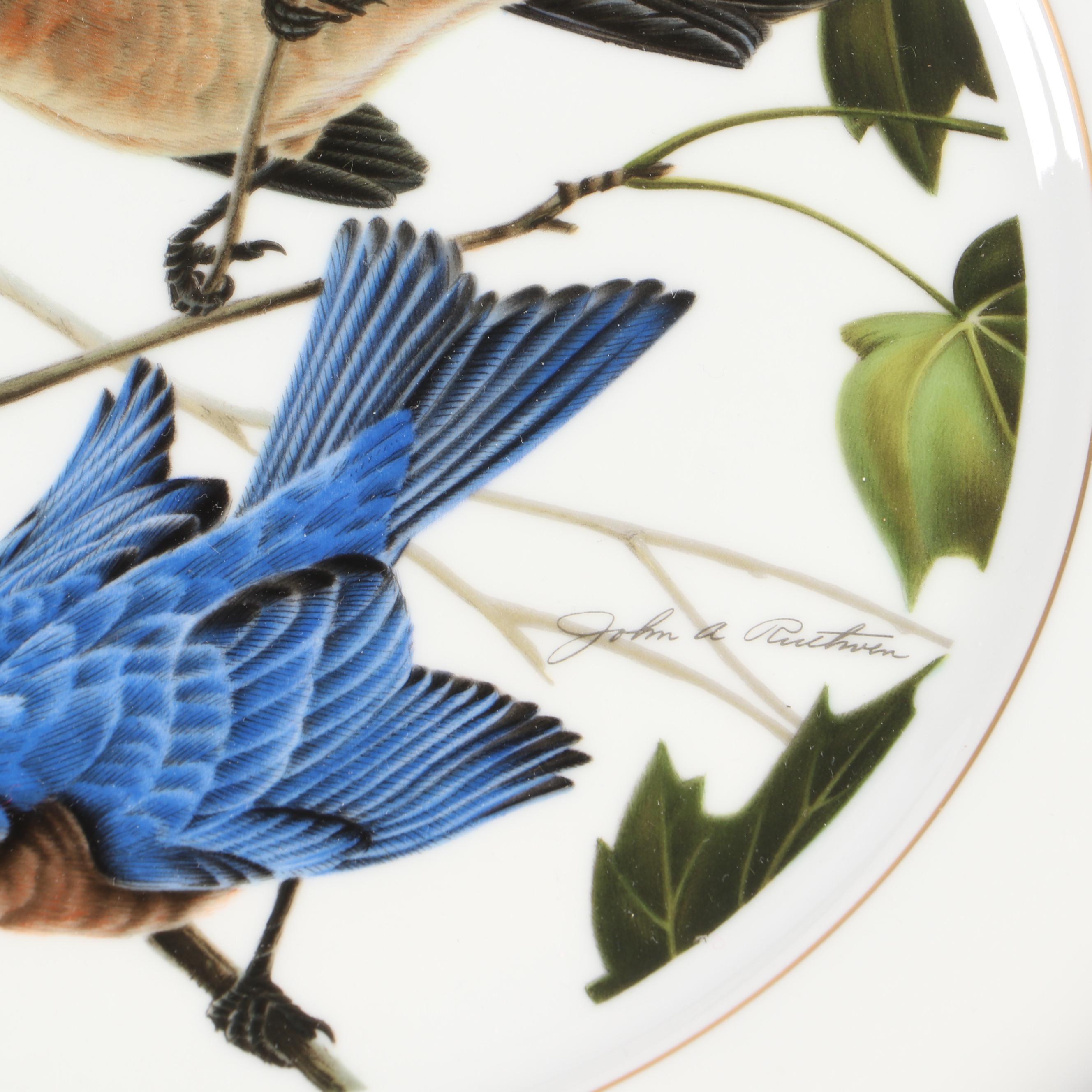 "Goldfinch" and Other Hutschenreuther John Ruthven Limited Edition Plates EBTH