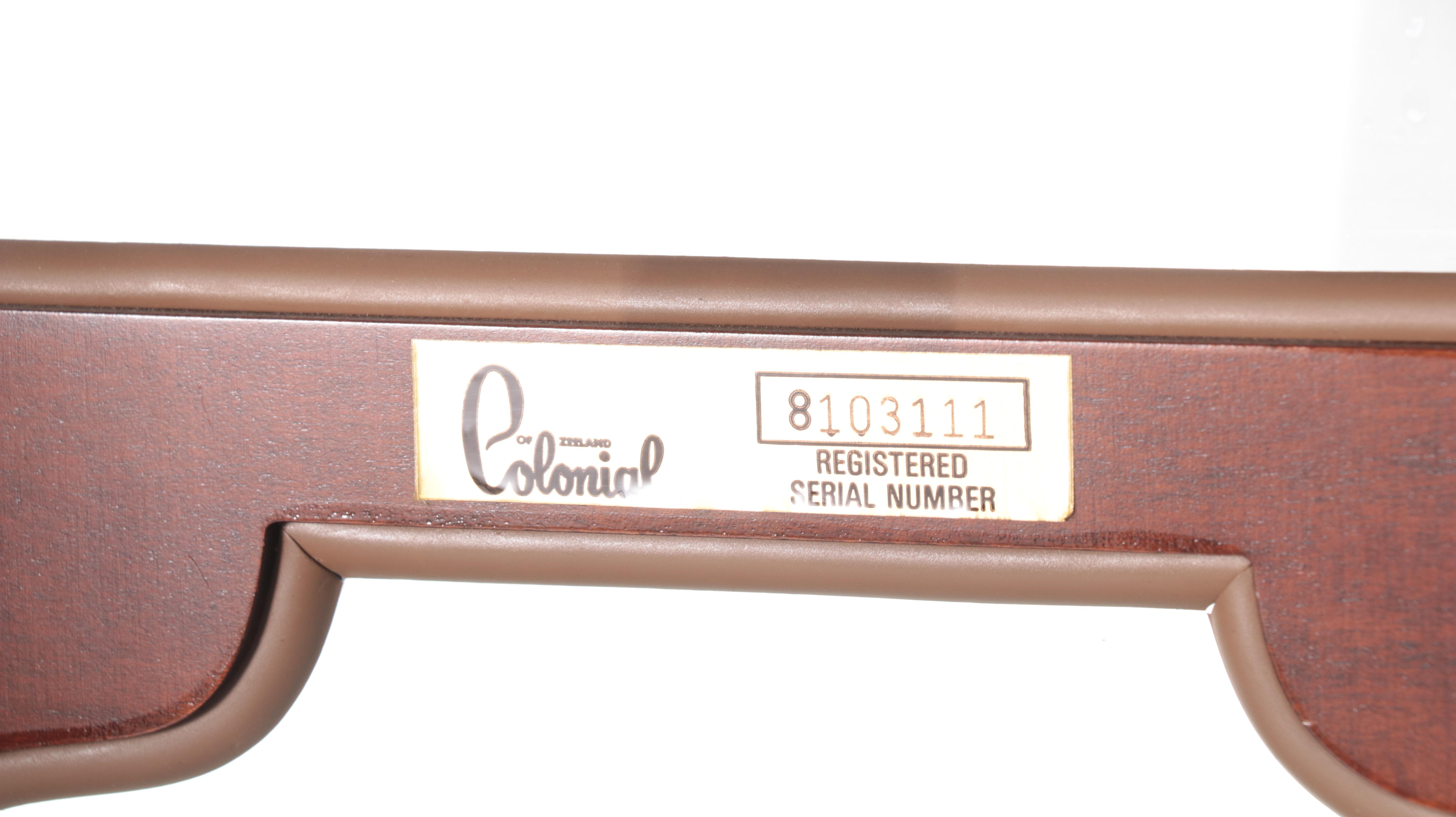 Colonial Wooden Grandfather Clock, Late 20th Century