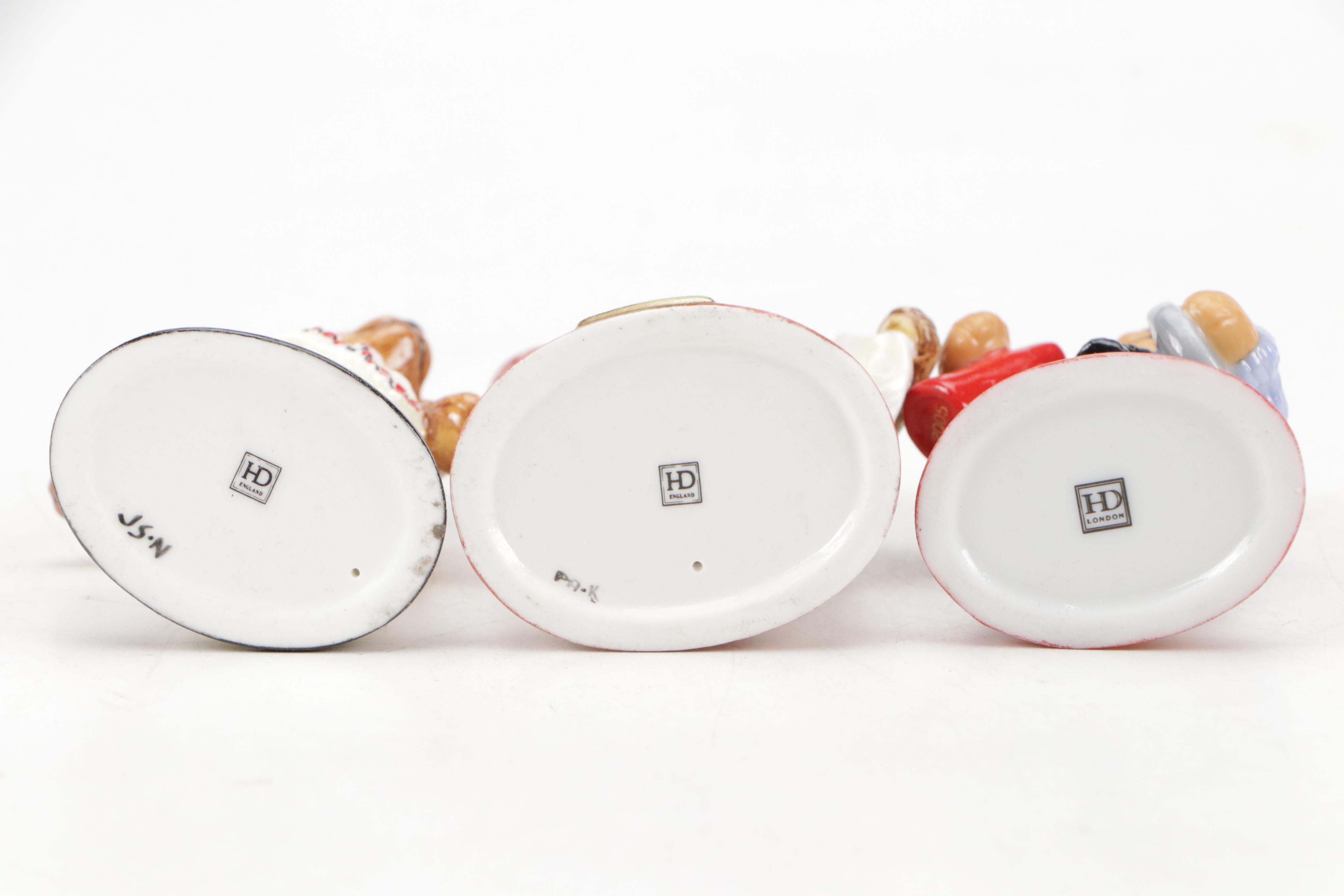 Halcyon Days Porcelain Bear Figurines and Boxes, Late 20th Century