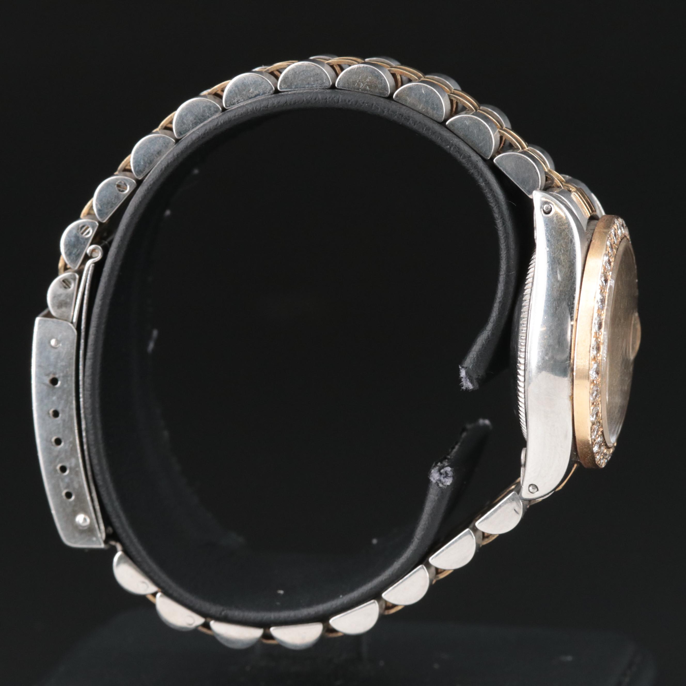 1971 Rolex Custom Diamond Datejust Watch