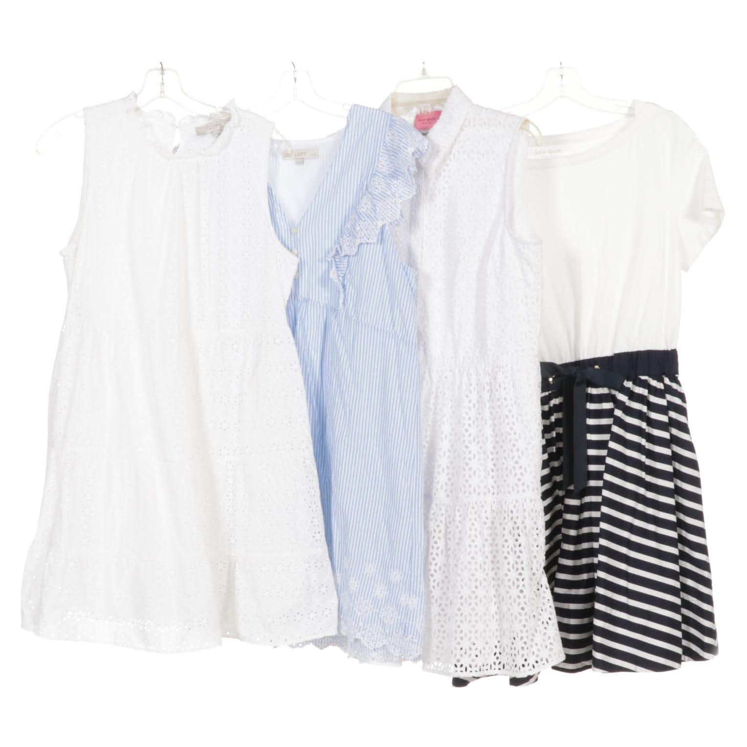Kate Spade and Loft Cotton Lightweight Dresses