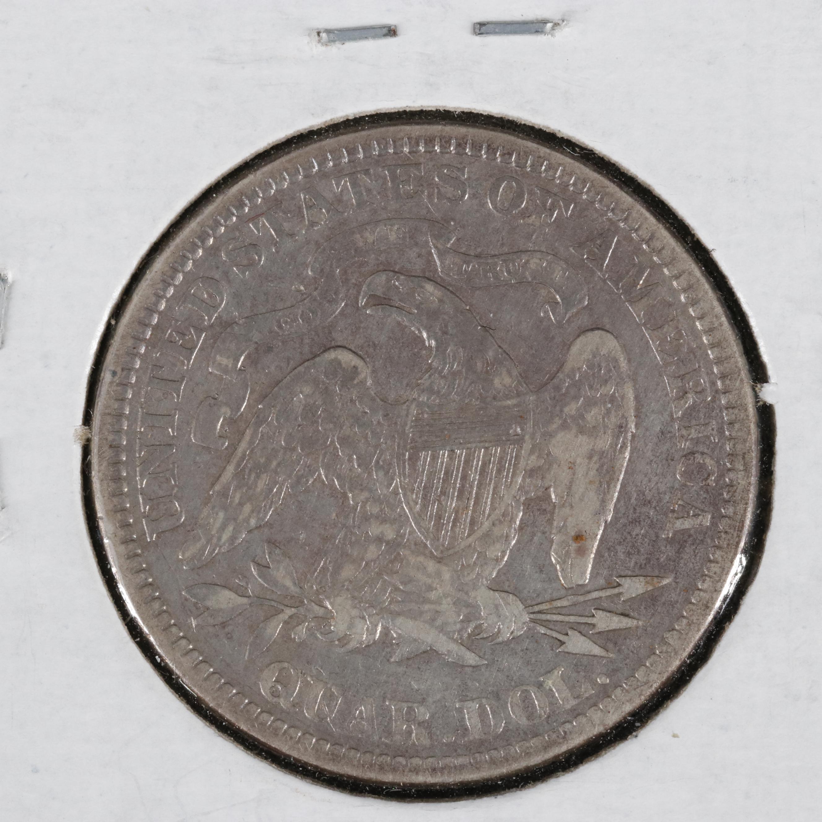 1875 United States Silver Liberty Seated Quarter