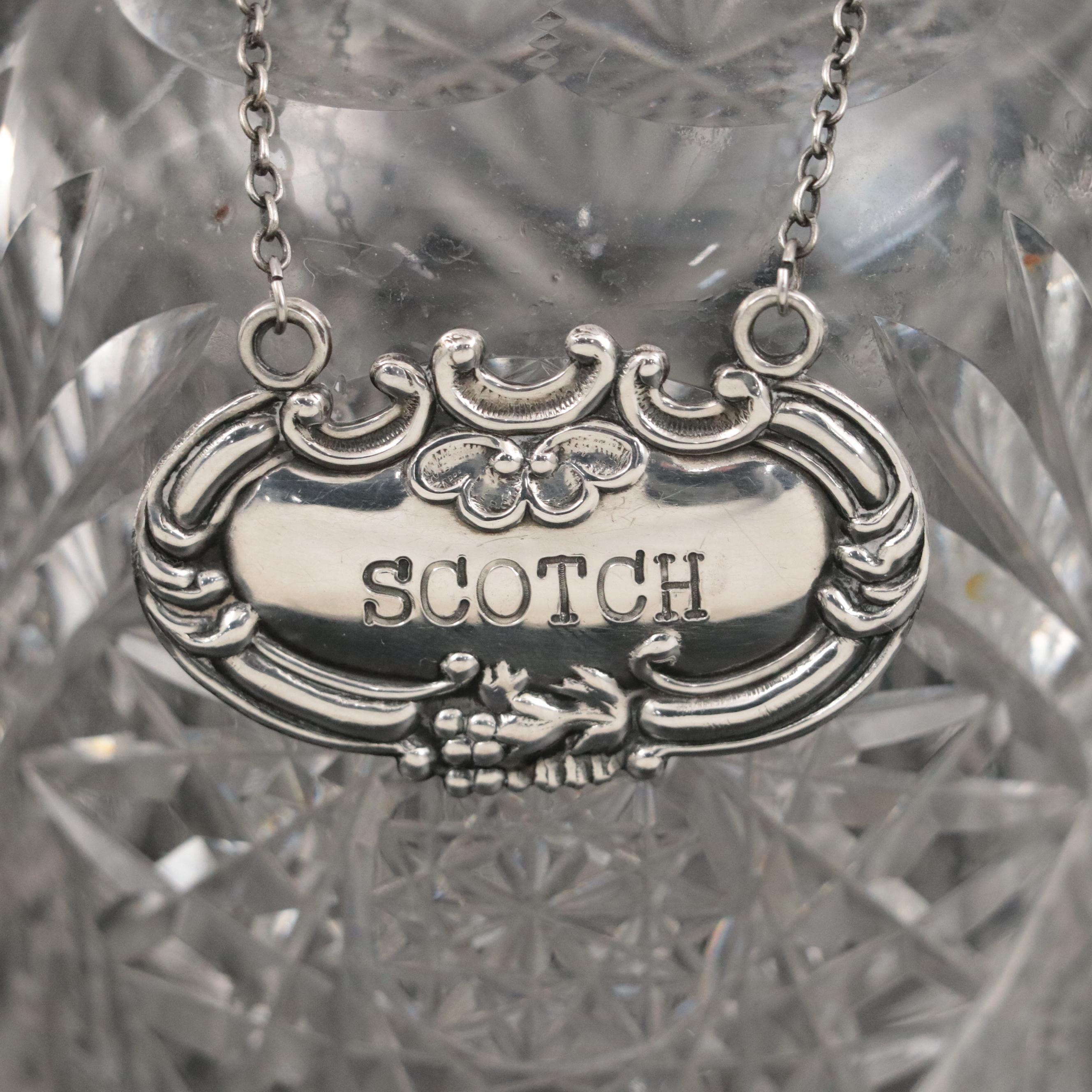 Ajka Crystal Old Fashioned Glasses with Waterford and Other Crystal Decanters