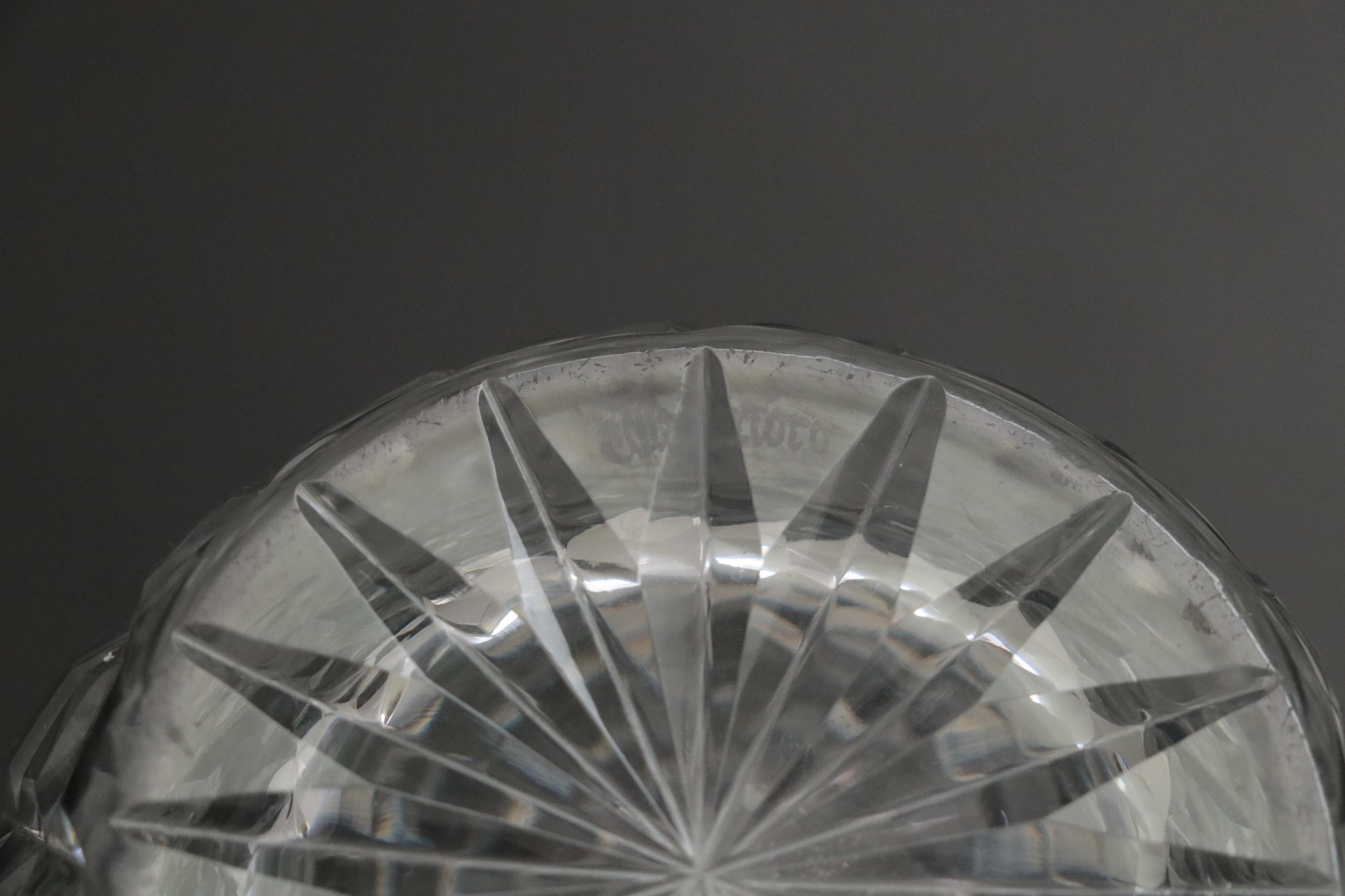 Ajka Crystal Old Fashioned Glasses with Waterford and Other Crystal Decanters