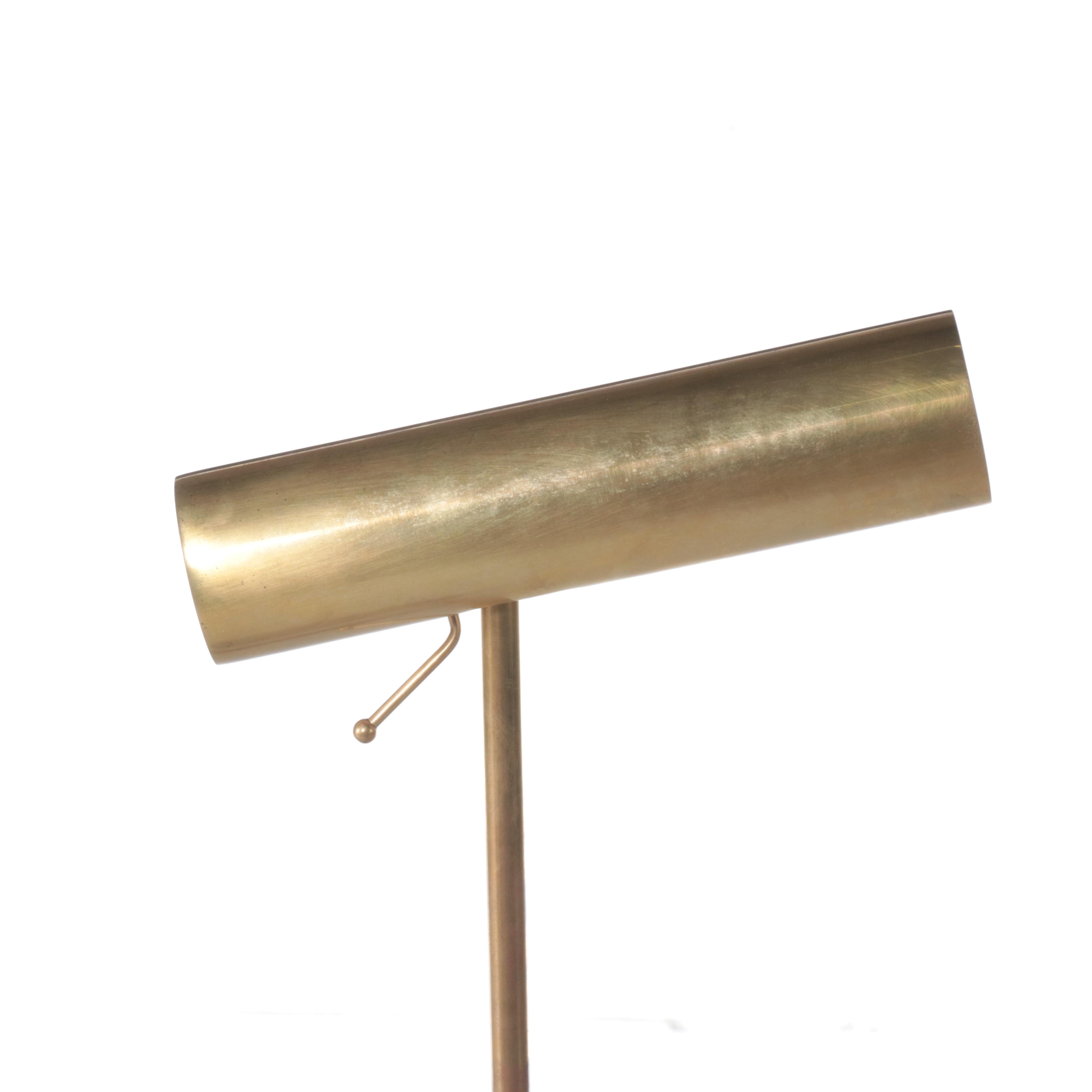 Modernist Style Brass Floor Lamp