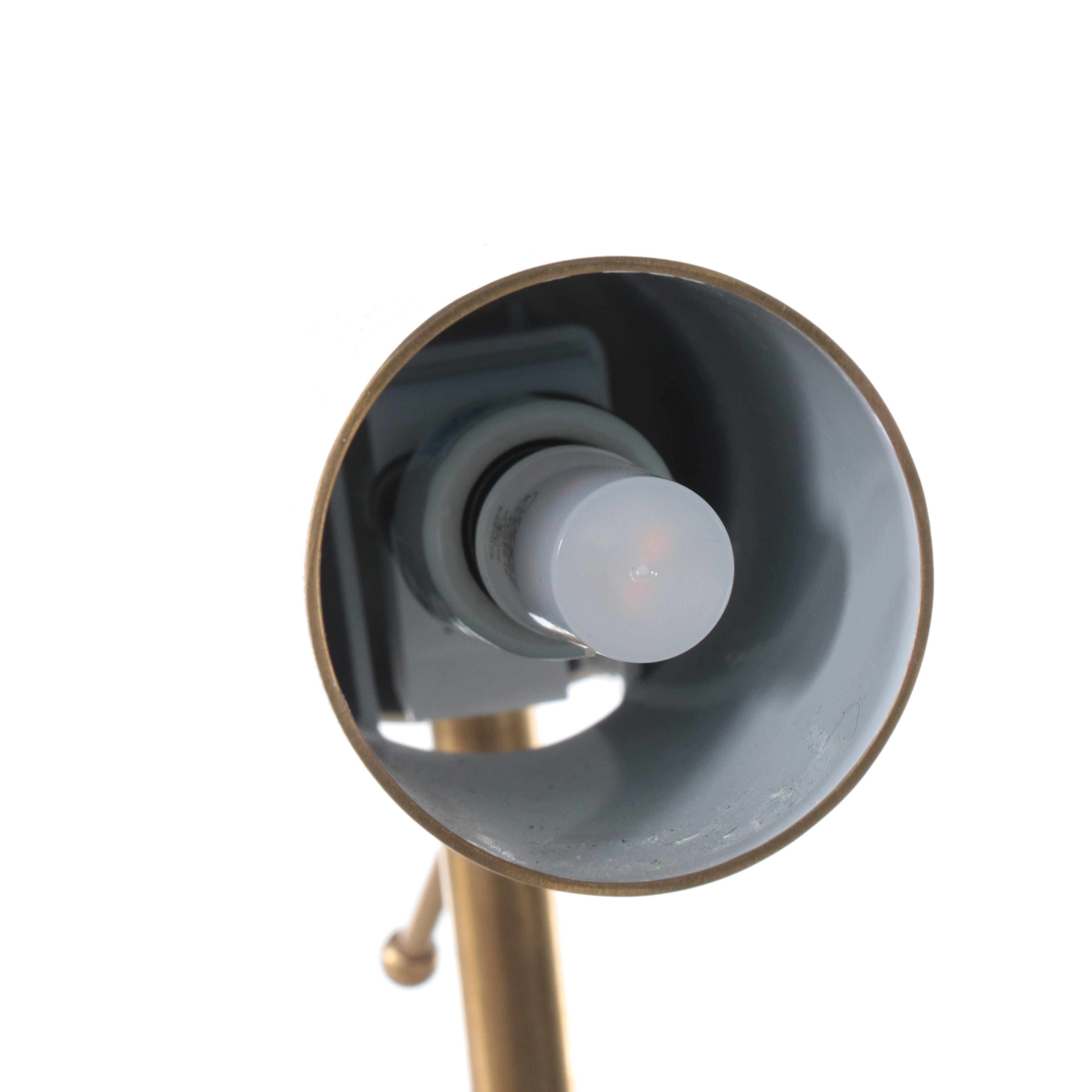 Modernist Style Brass Floor Lamp