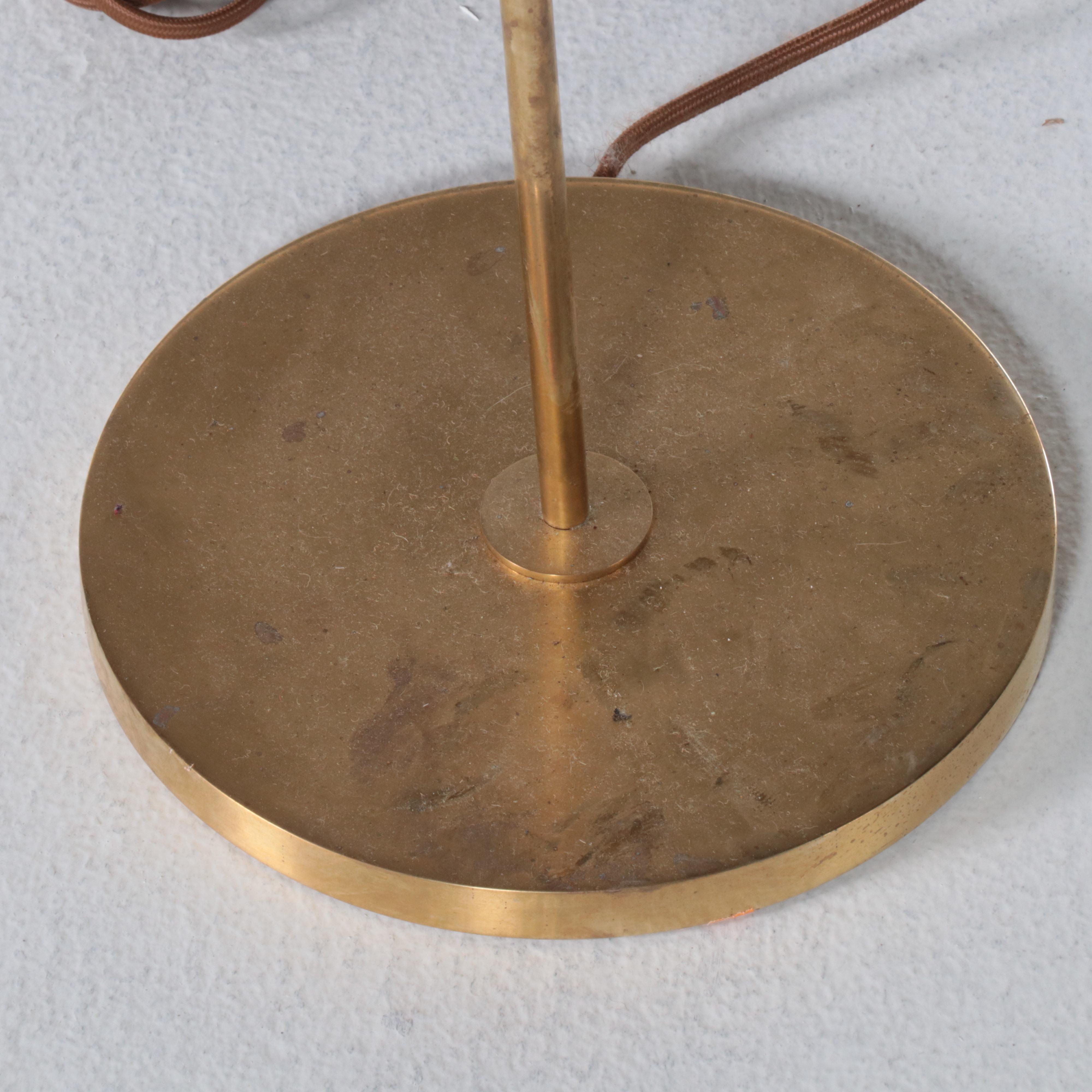 Modernist Style Brass Floor Lamp