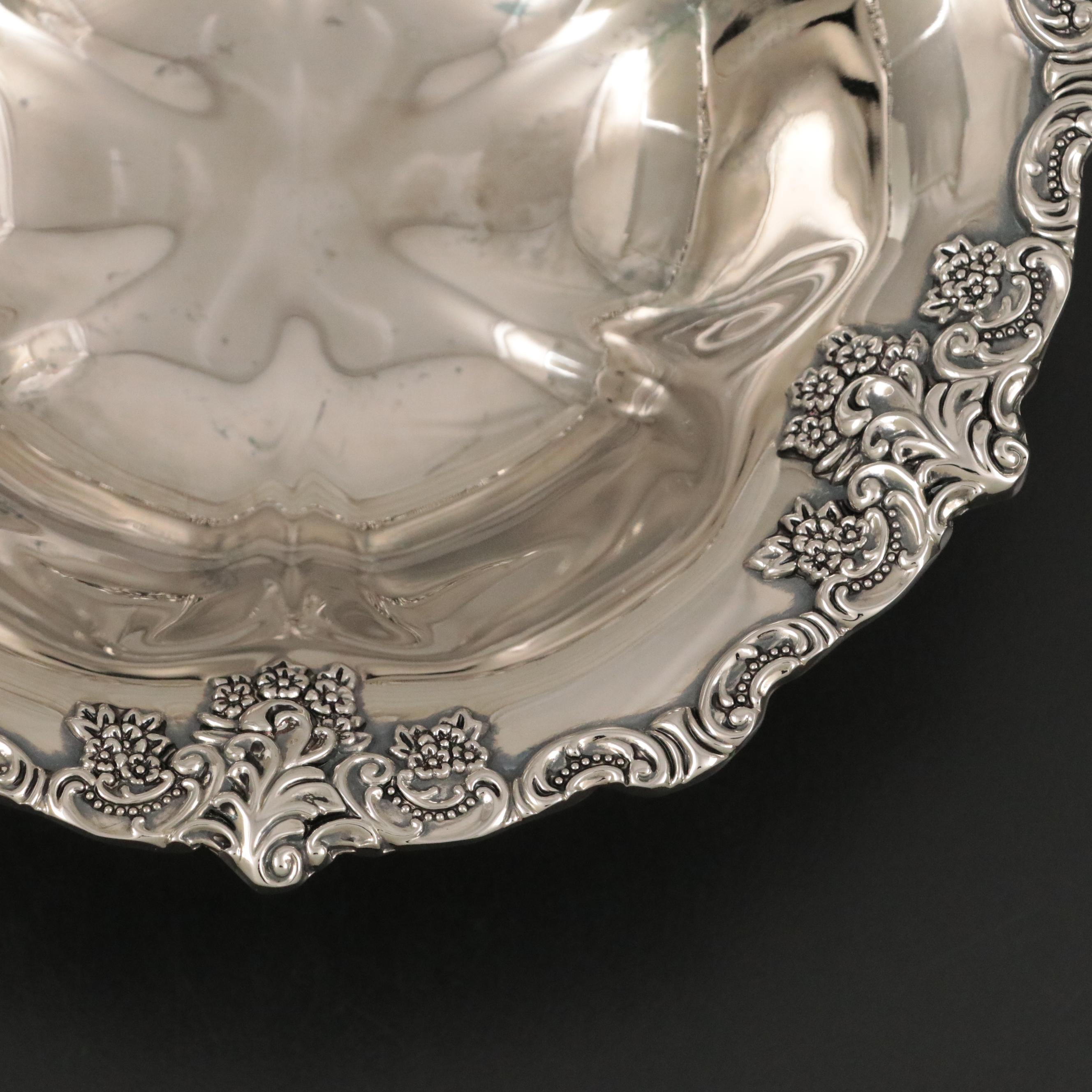 Wallace Silver Plate Bowl with Presentation Box