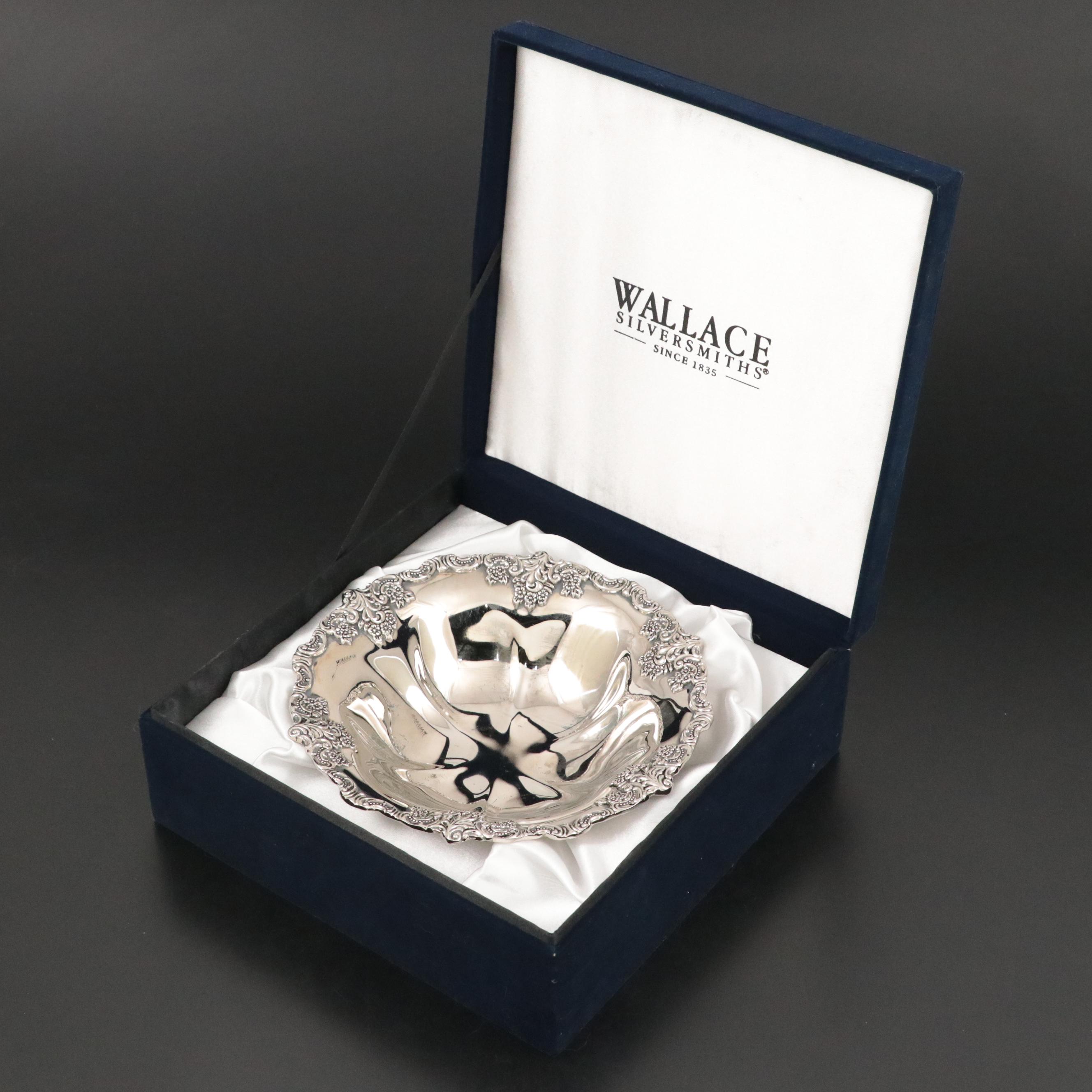 Wallace Silver Plate Bowl with Presentation Box