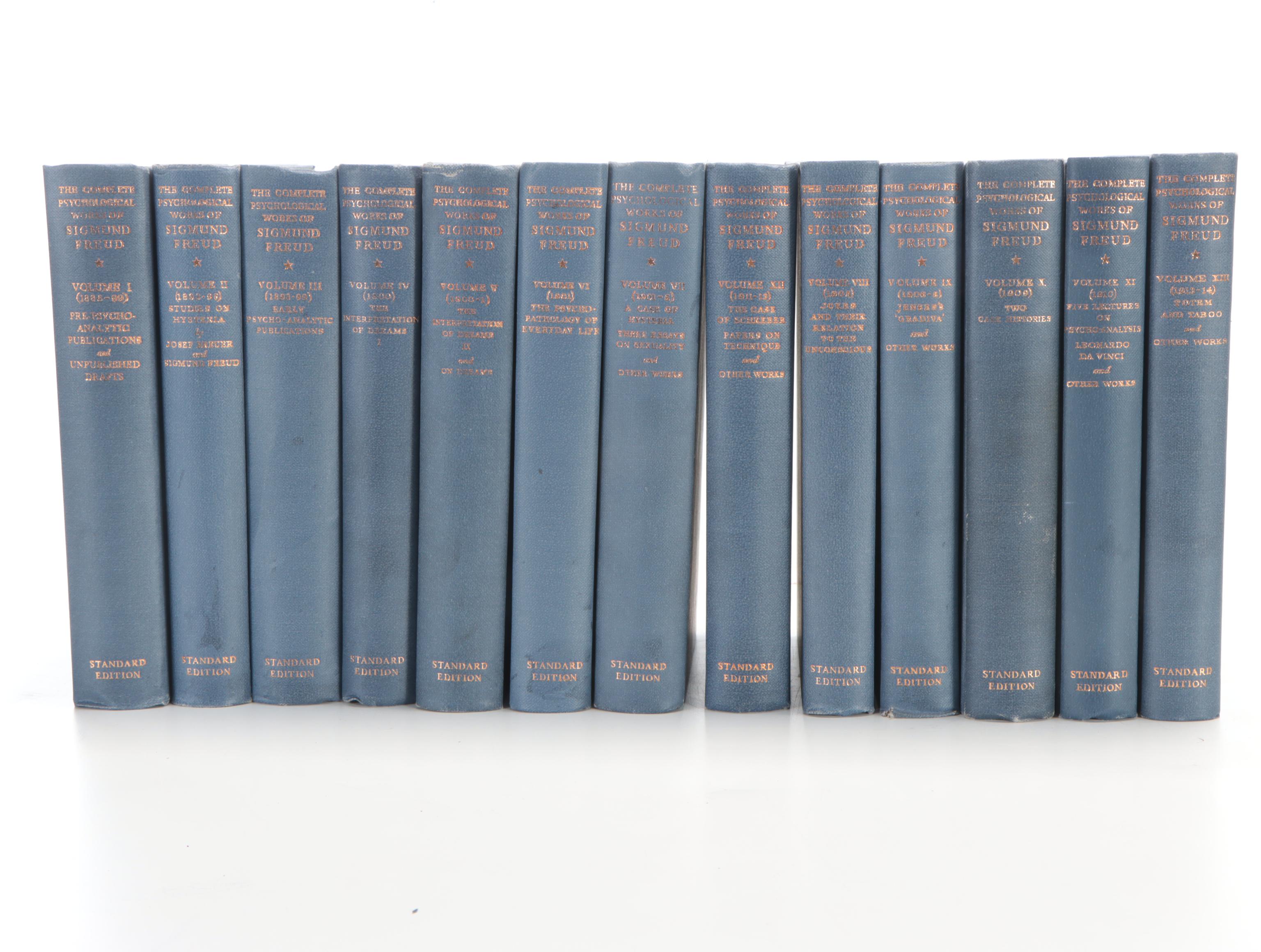 "The Complete Psychological Works of Sigmund Freud" Twenty-Four Volume Set, 1975