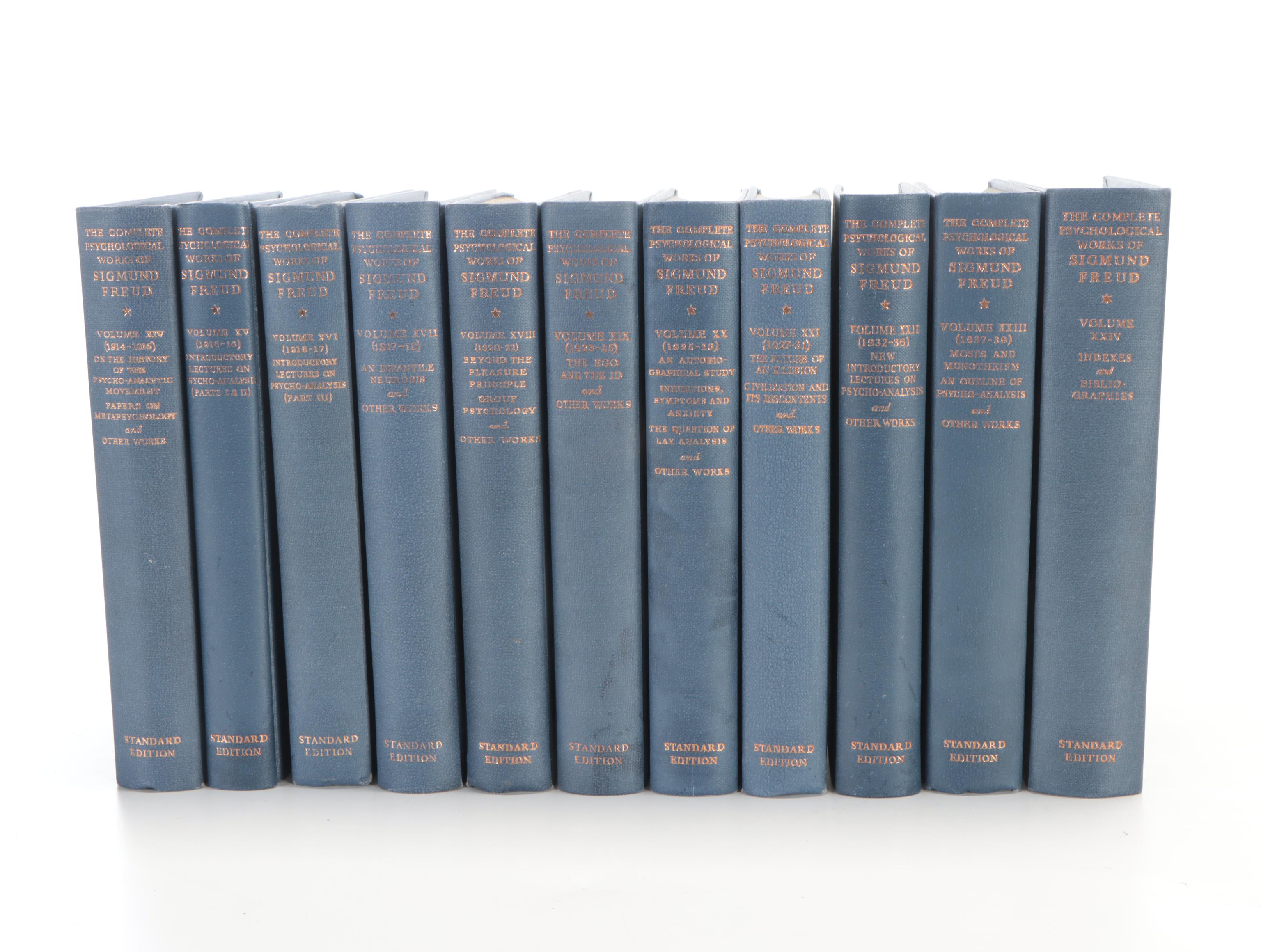 "The Complete Psychological Works of Sigmund Freud" Twenty-Four Volume Set, 1975