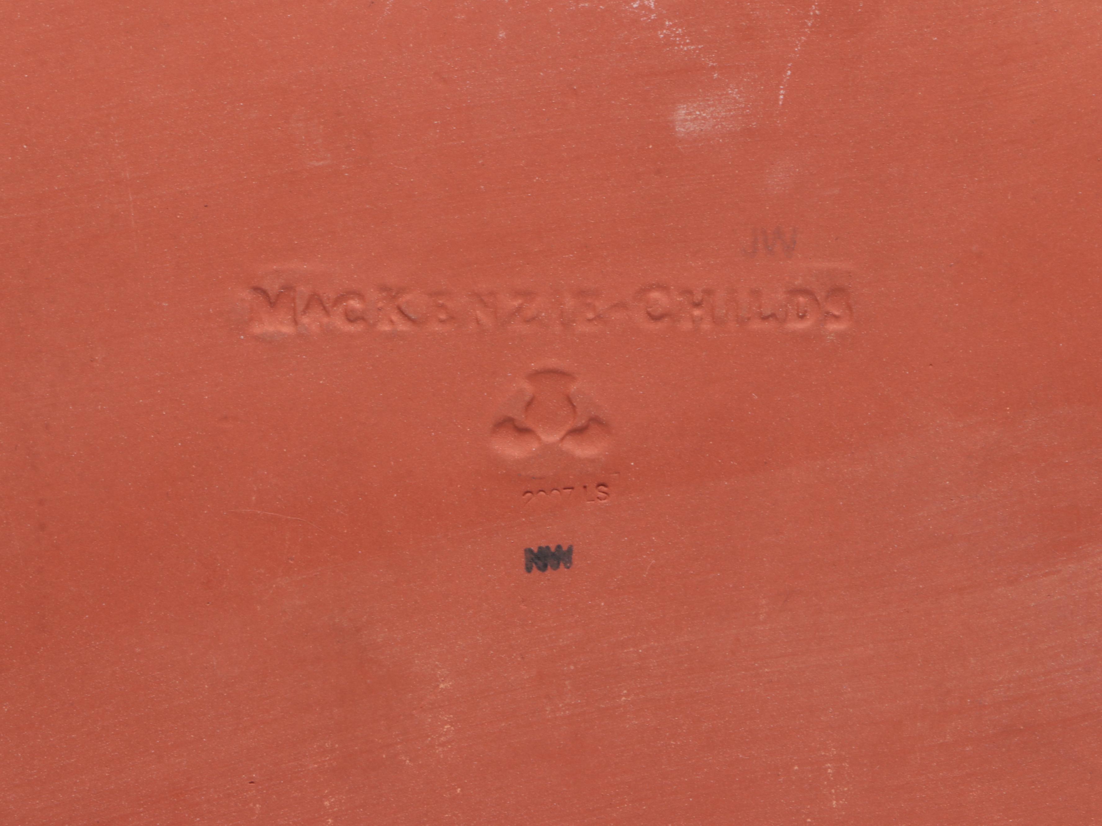 MacKenzie-Childs "Courtly Check" Teapot Trivet and Cheese Plate