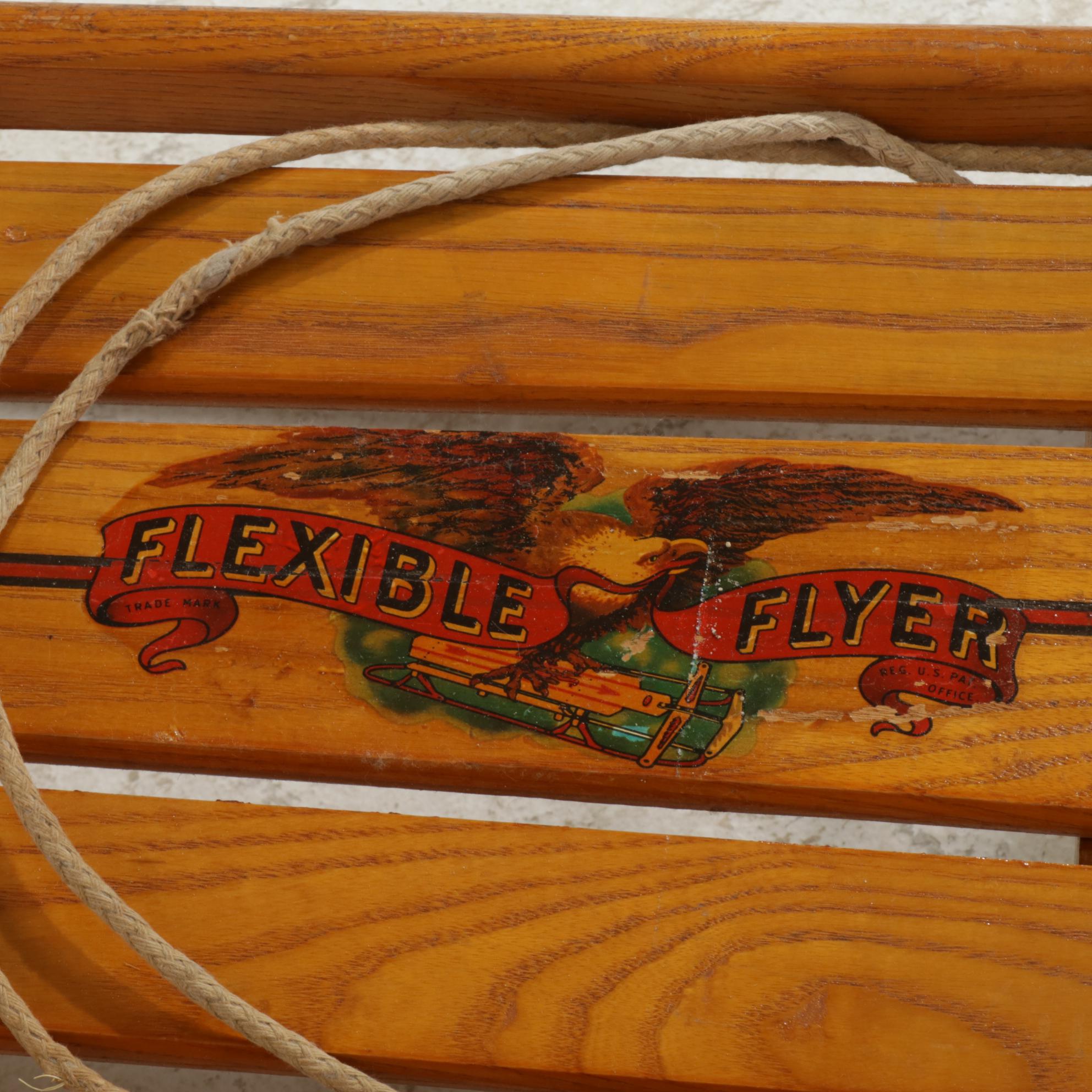 Radio Flyer "Town & Country" Wagon with Flexible Flyer "Airline Junior" Sled