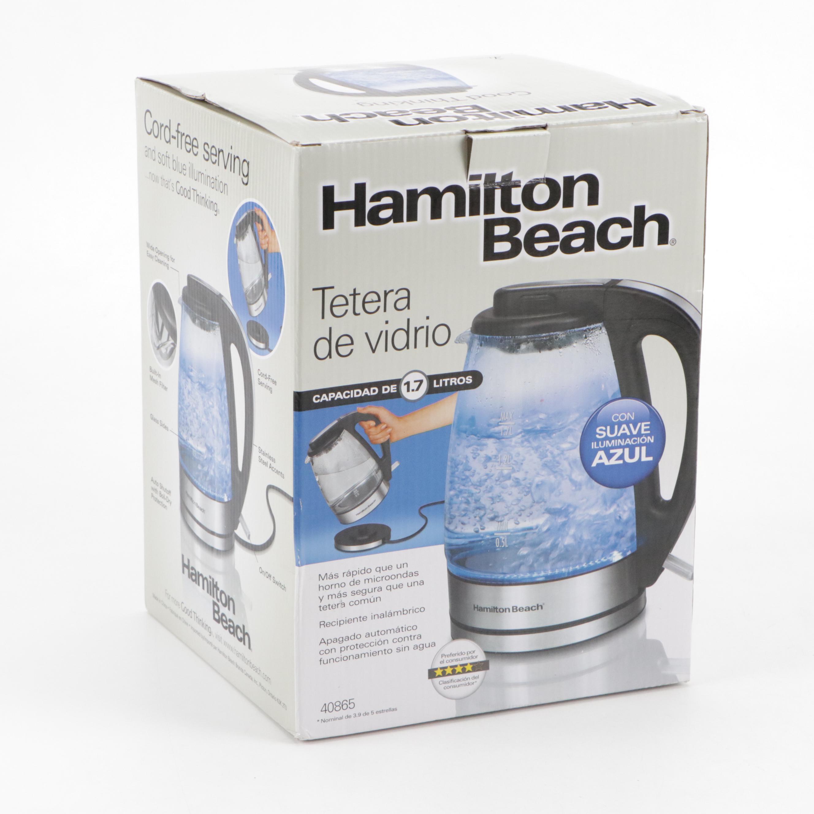 Hamilton Beach Electric Kettle with Thermos Travel Cups EBTH