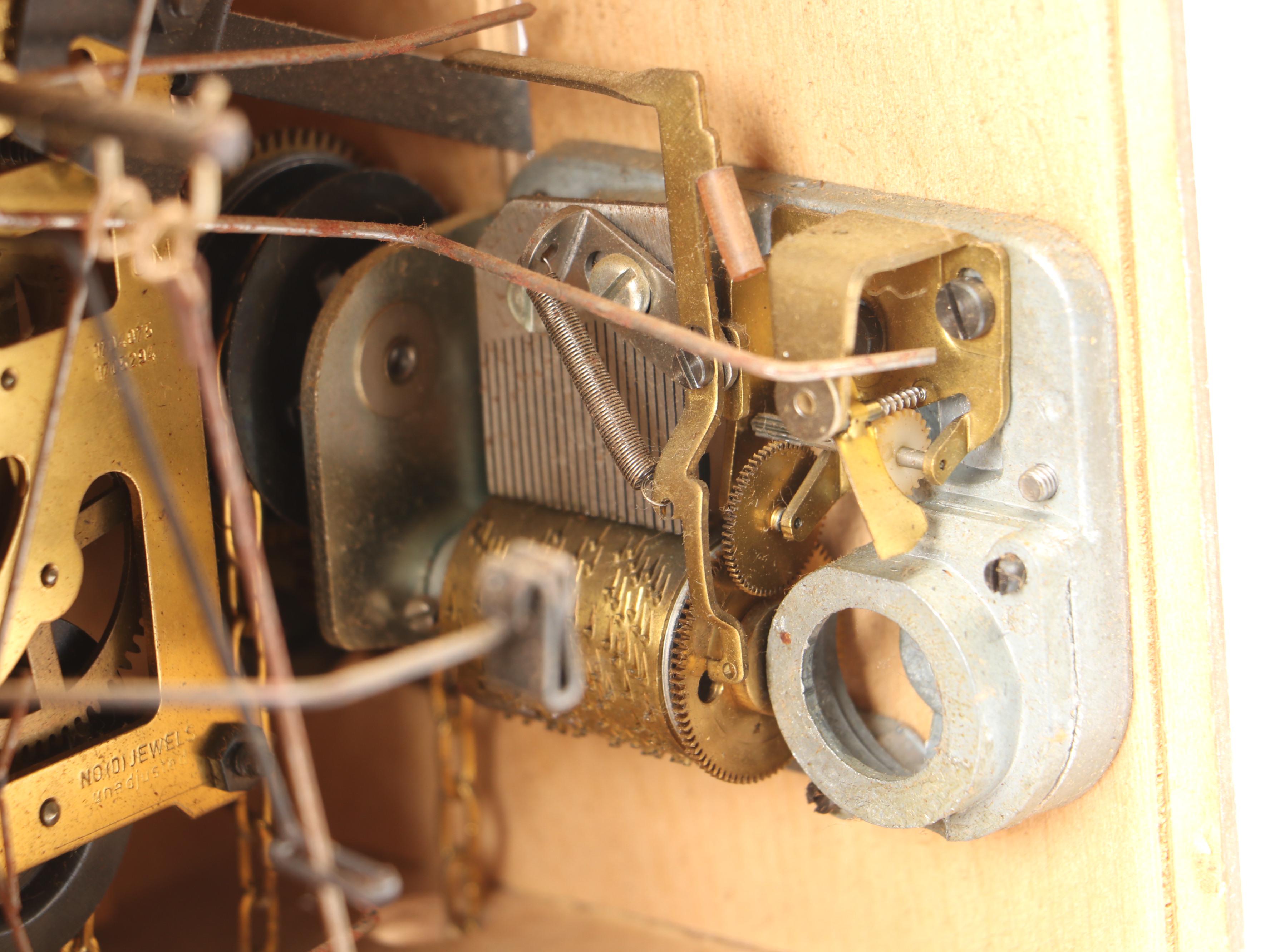 Anton Schneider Söhne German Black Forest Carved Wood Cuckoo Clock