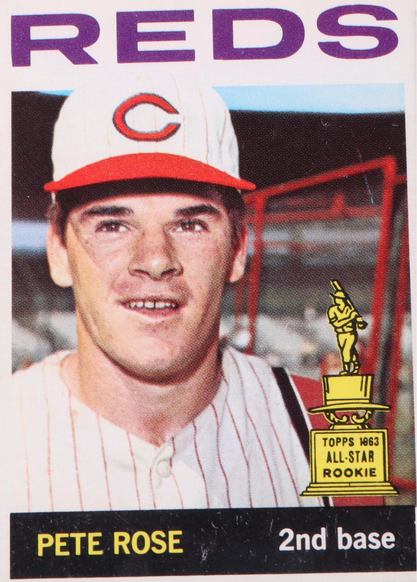 1964 Topps Pete Rose All-Star Rookie Baseball Card #125 Graded PSA 4 VG-EX