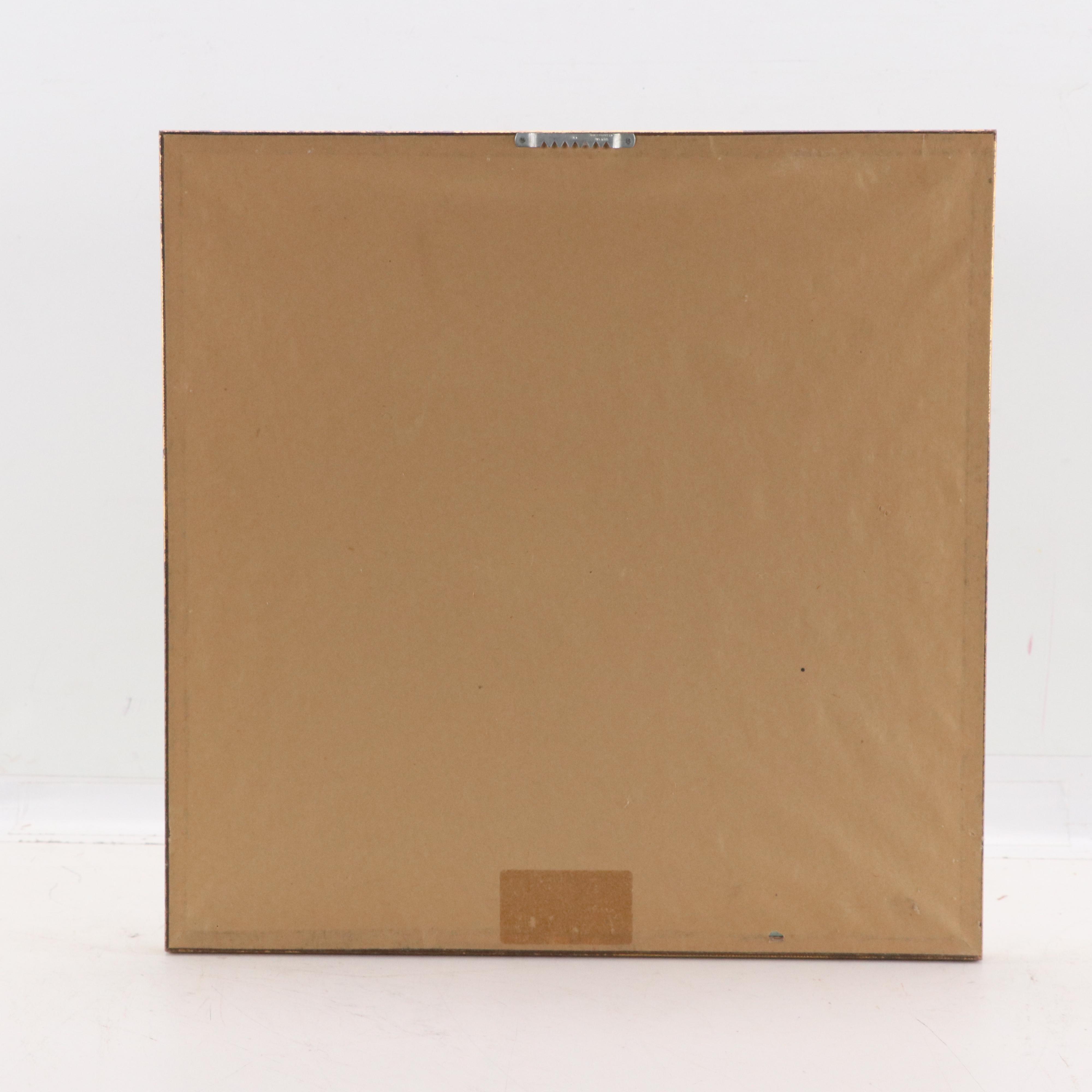 Impressionist Style Gouache Painting of a Still Life with Flowers, 1988