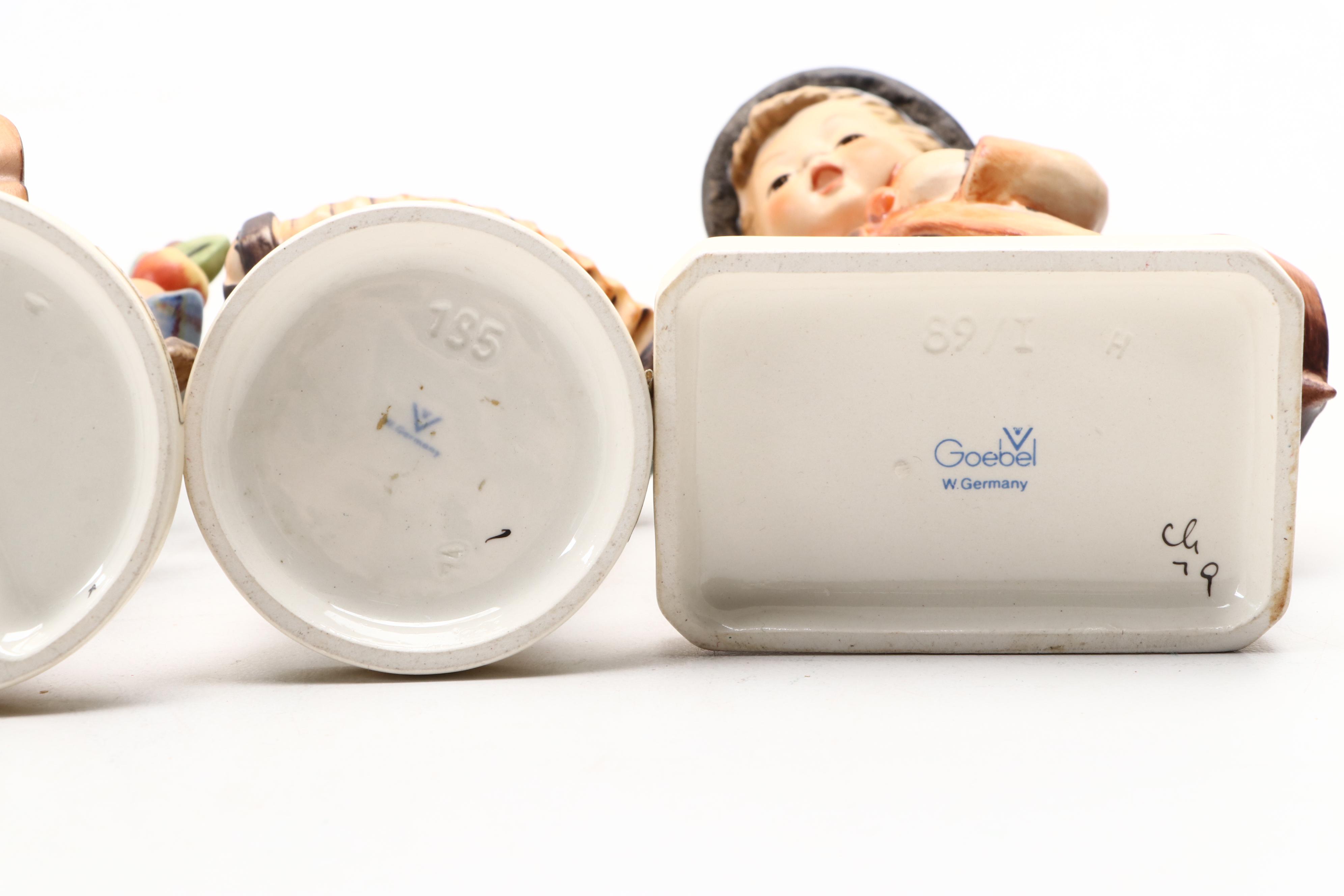 Goebel "Accordion Boy", "Apple Tree Boy", and More Hummel Porcelain Figurines