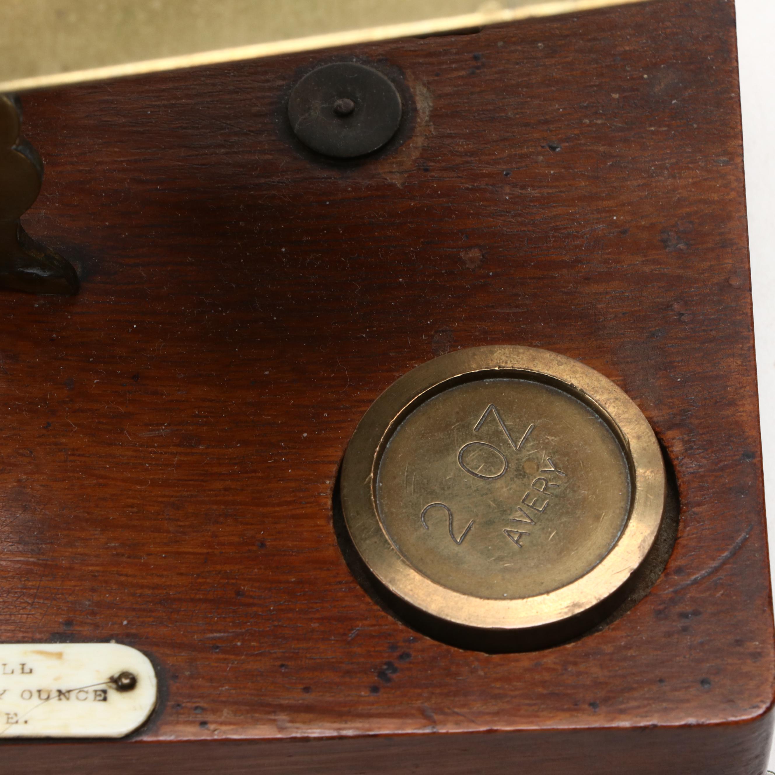 Brass Wall Mount Barometer and Avery Brass Postal Balance Scale
