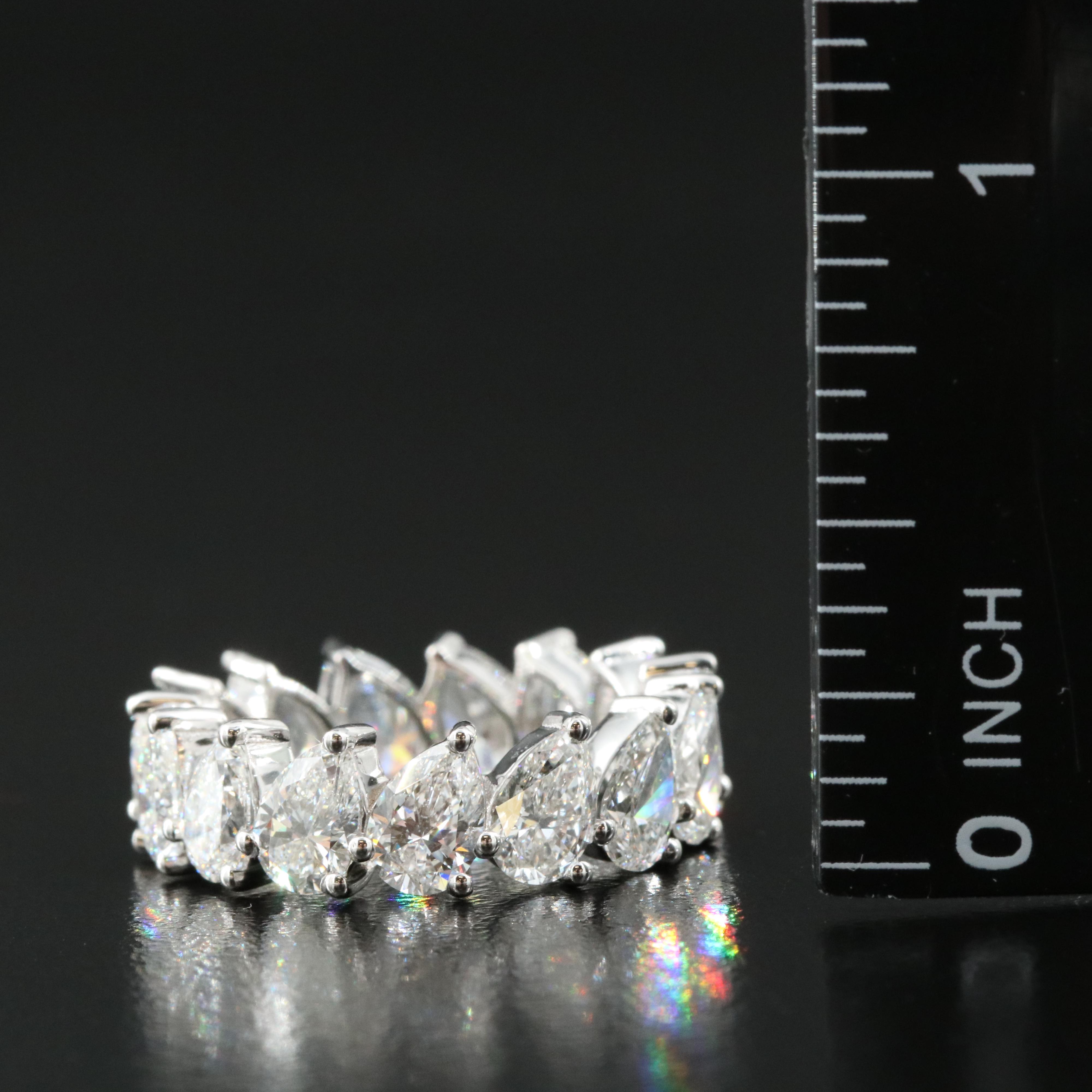 14K 6.96 CTW Lab Grown Diamond Eternity Band