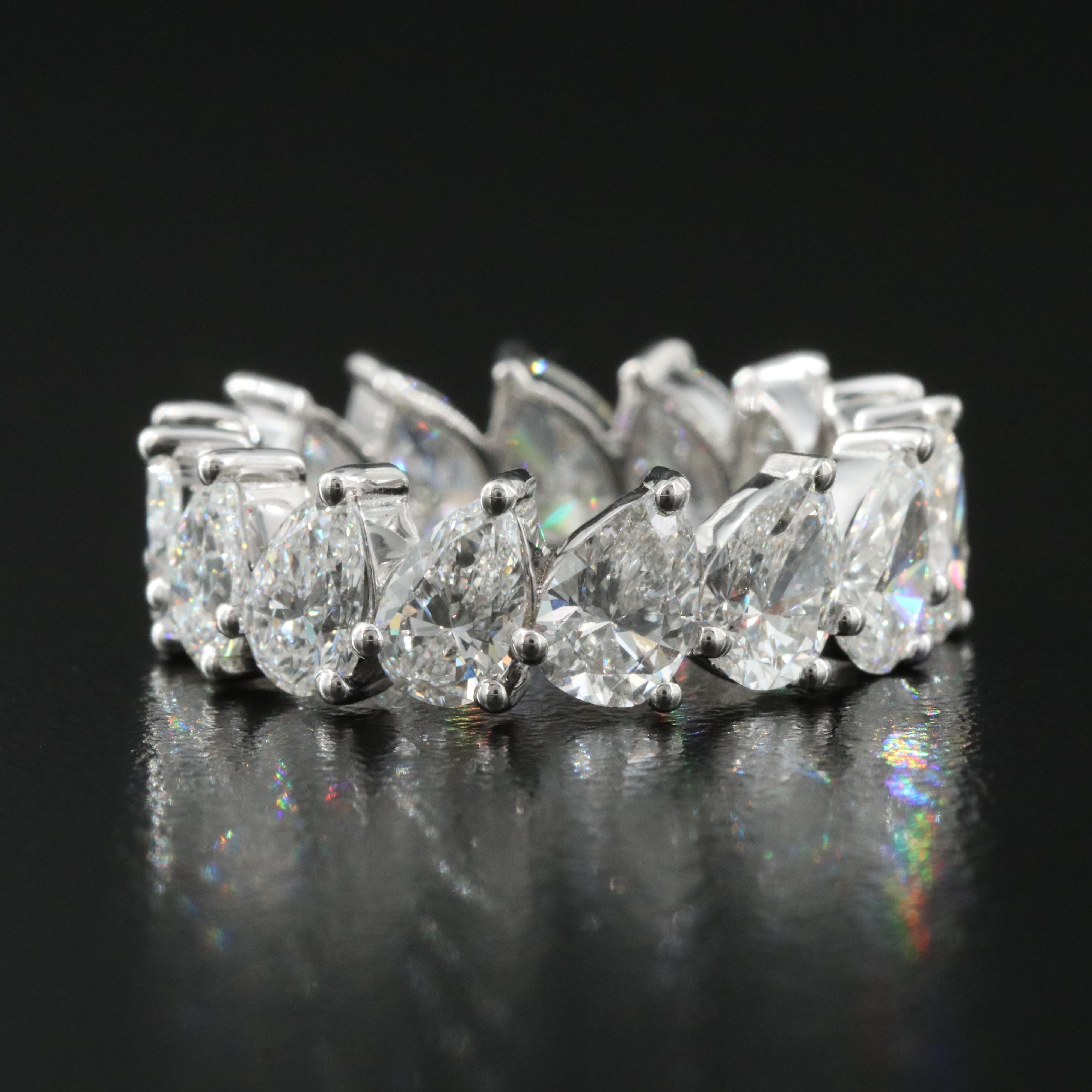 14K 6.96 CTW Lab Grown Diamond Eternity Band