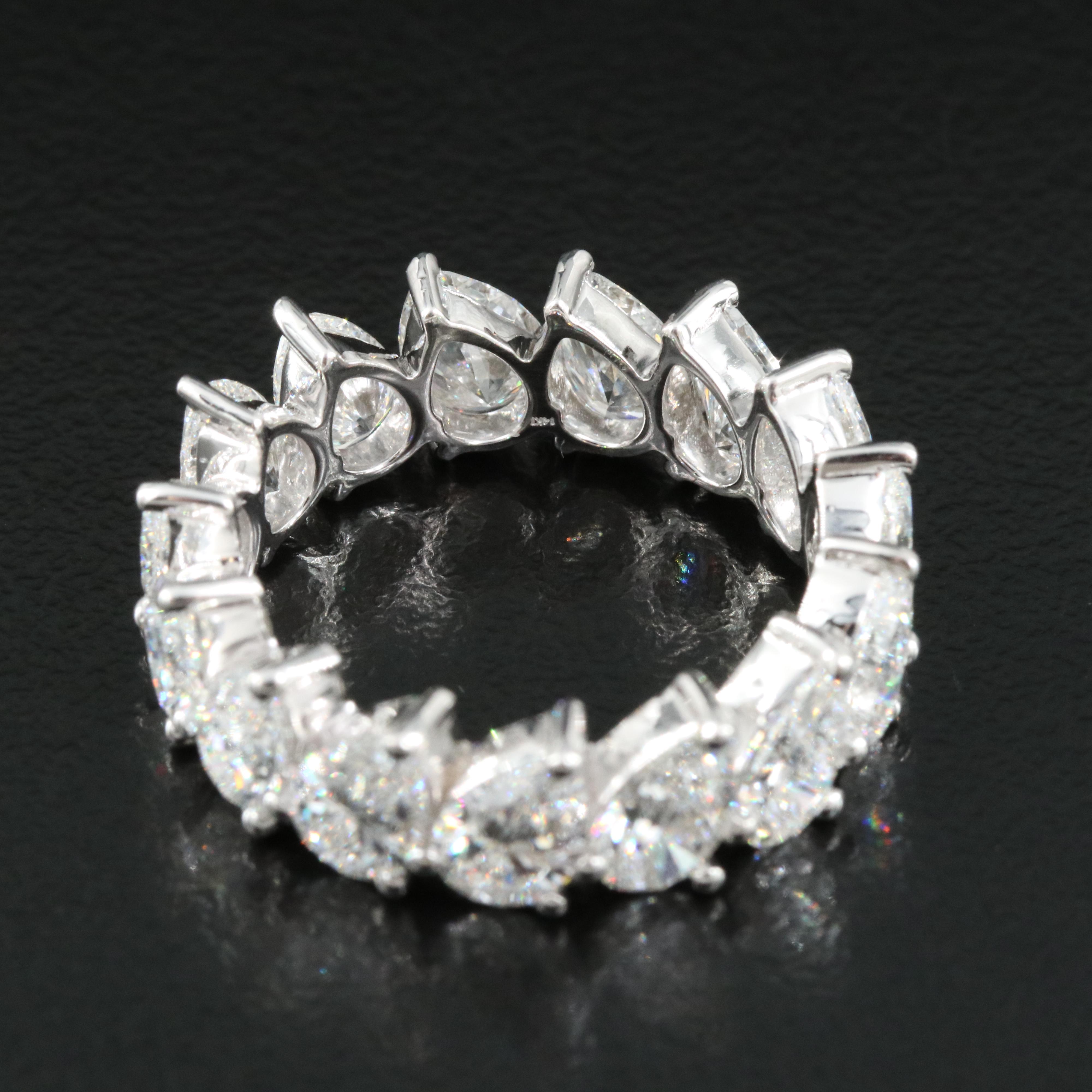 14K 6.96 CTW Lab Grown Diamond Eternity Band