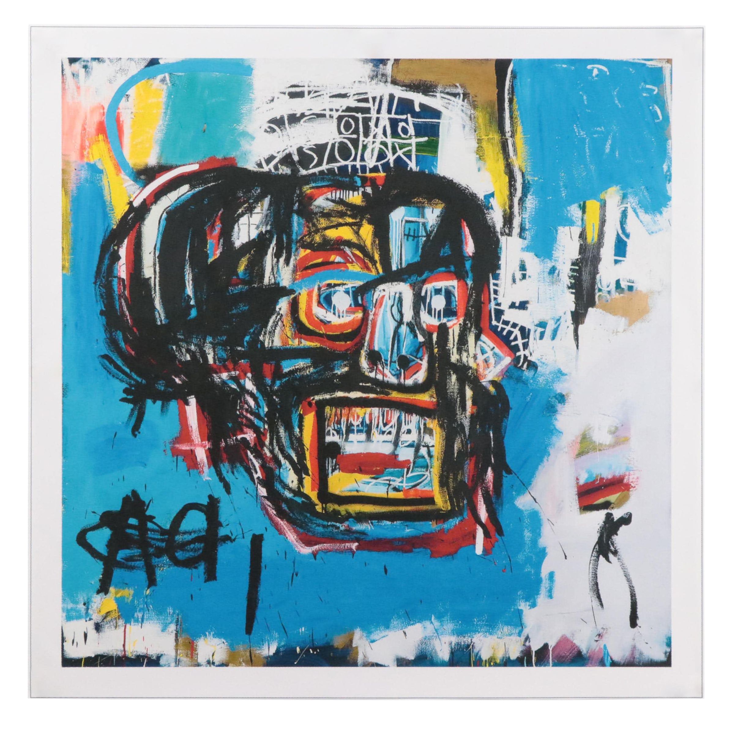 Giclée of Head After Jean-Michel Basquiat