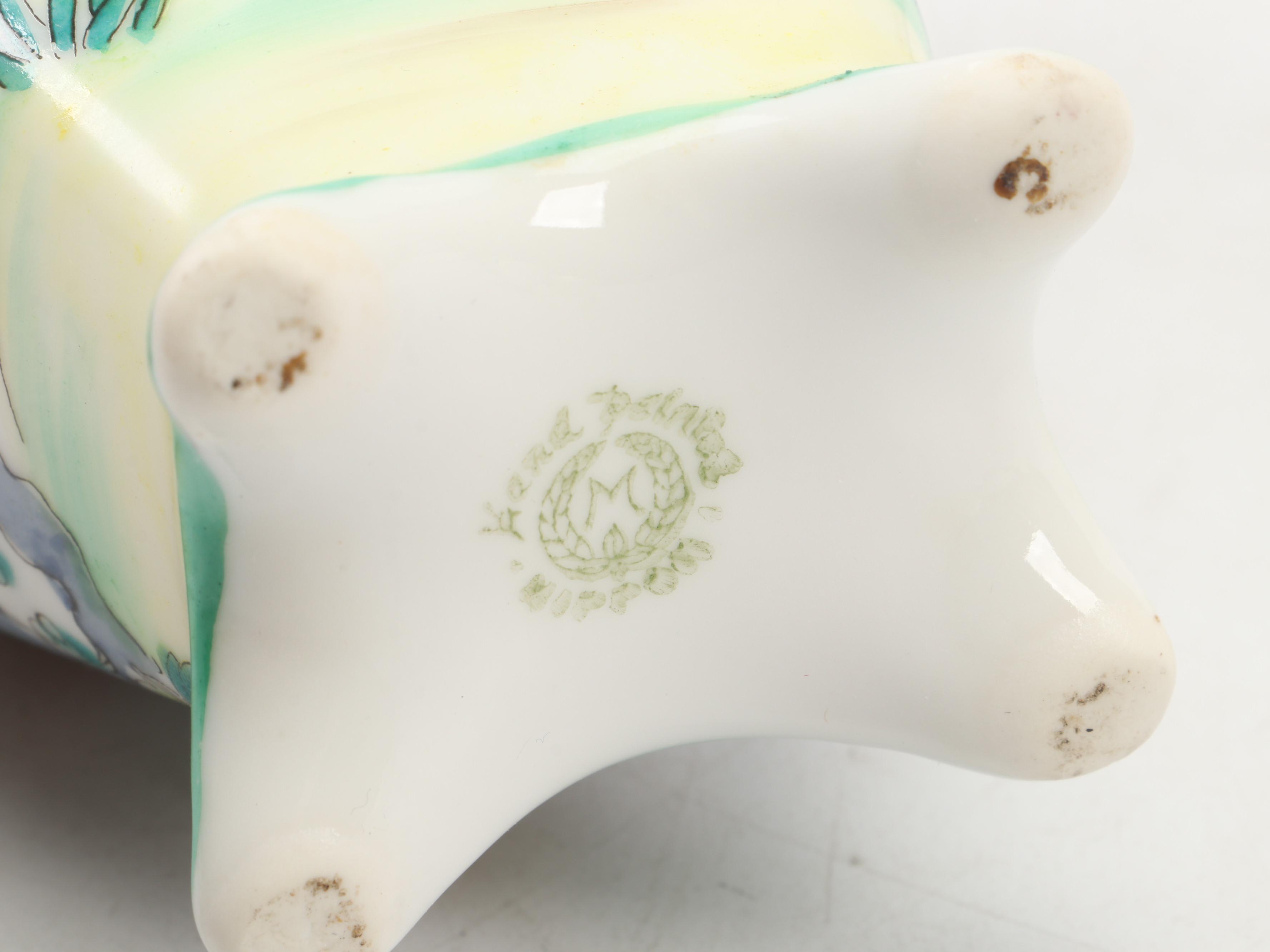 Goebel Porcelain Vase with Morimura Bros Floral Motif Porcelain Vase and More