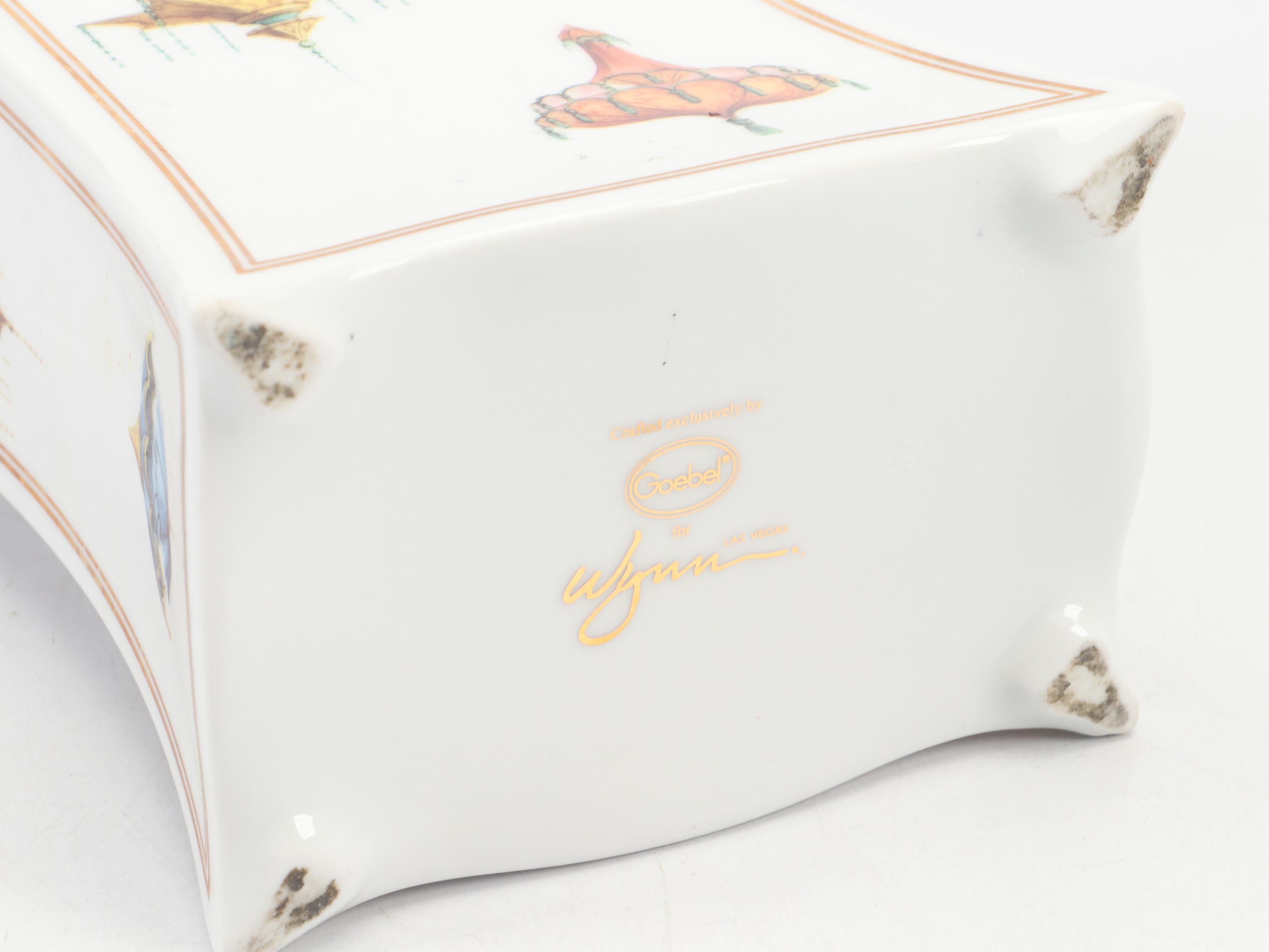 Goebel Porcelain Vase with Morimura Bros Floral Motif Porcelain Vase and More