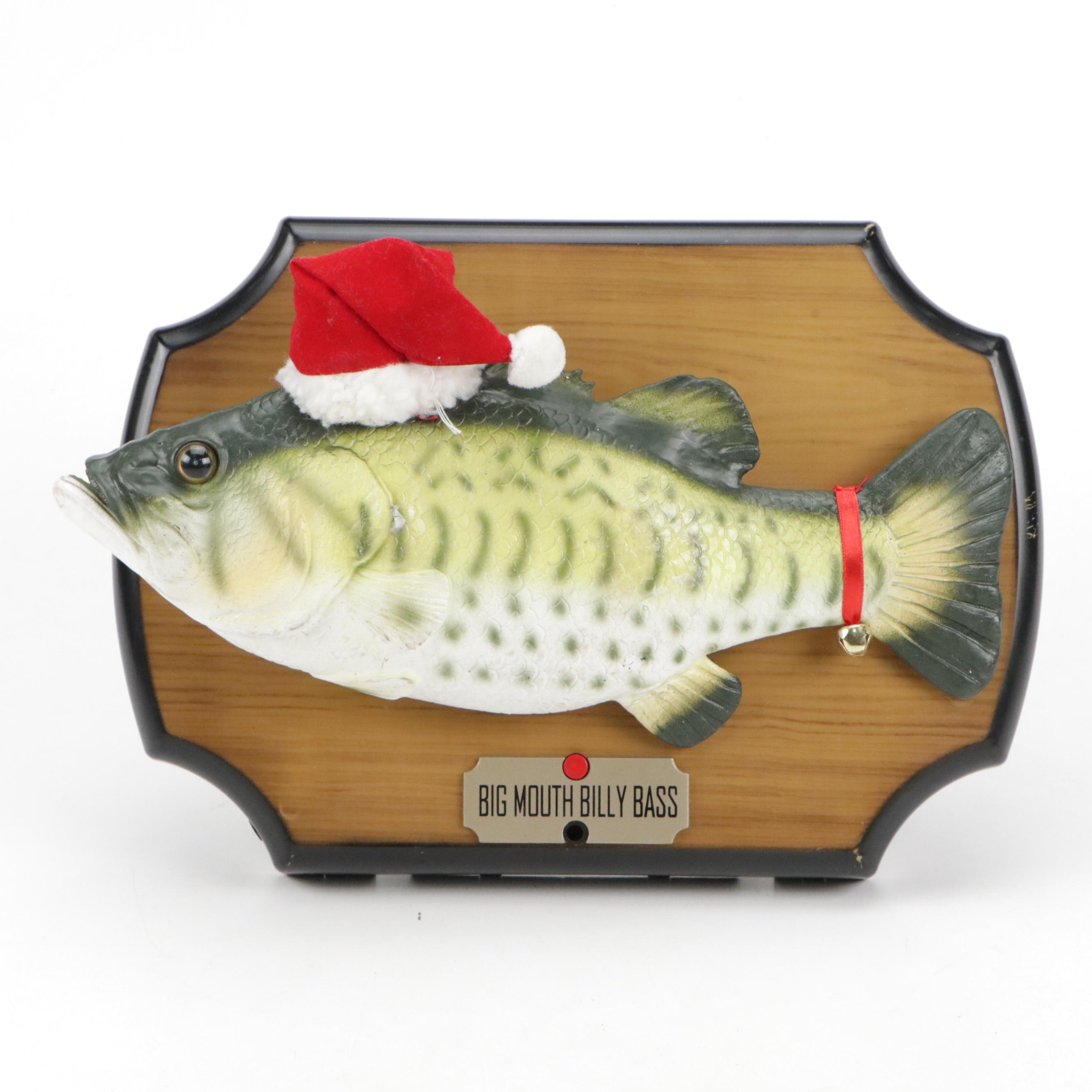 Little Brown Jug Music Box with Hand-Carved Whale and Singing Big Mouth Bass