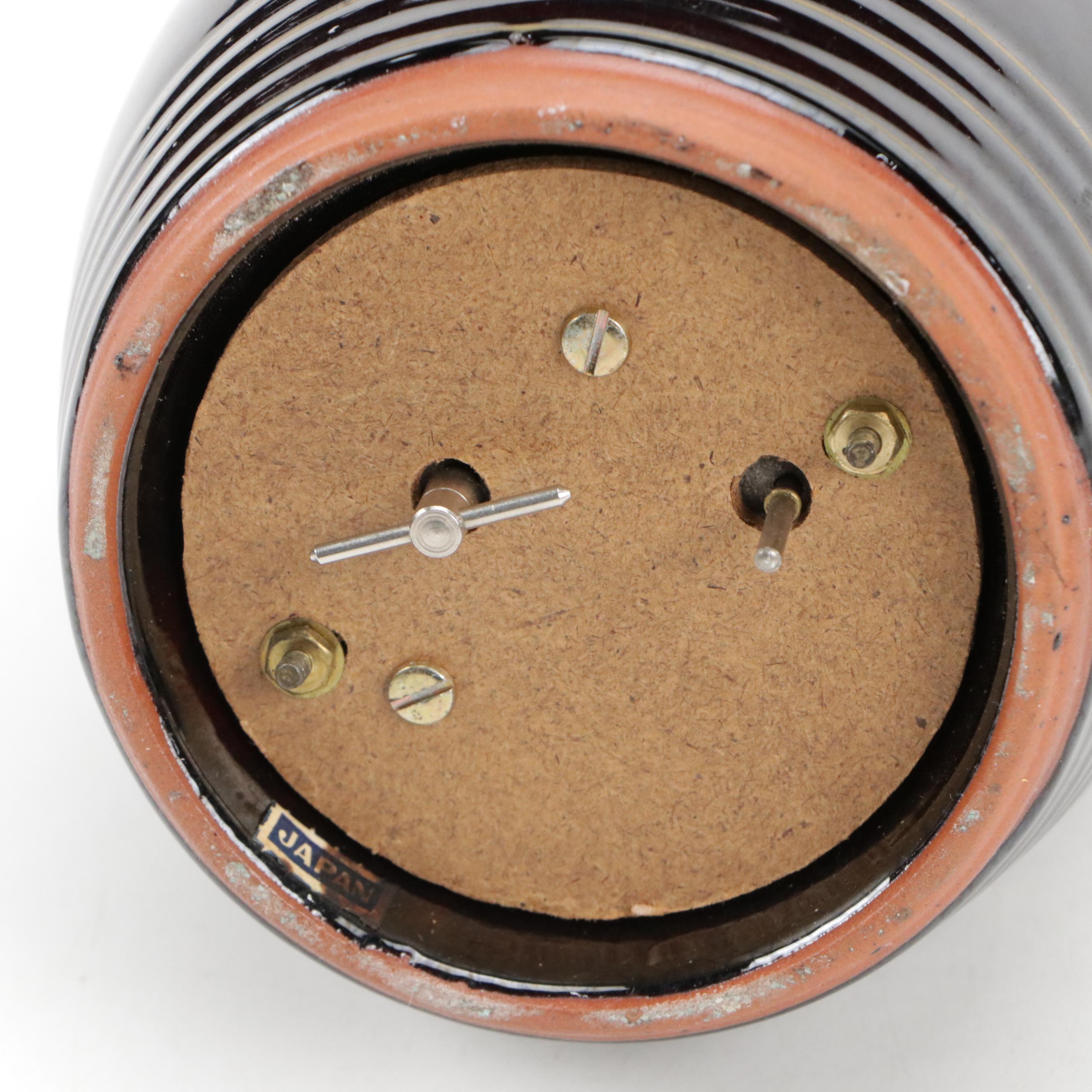 Little Brown Jug Music Box with Hand-Carved Whale and Singing Big Mouth Bass