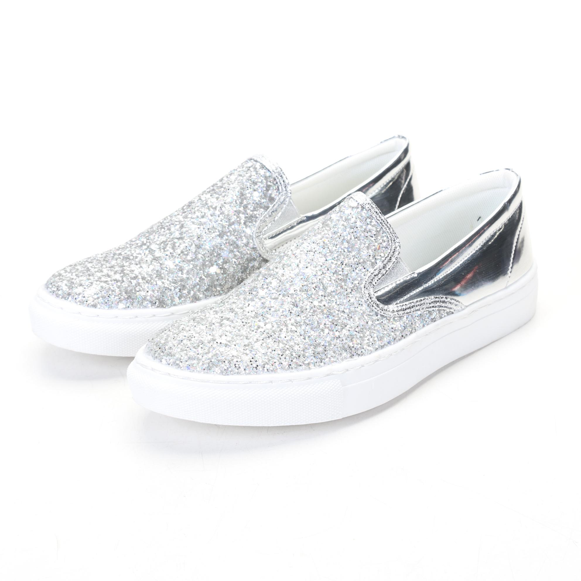 Ugg "Oh Fluffita" Wool Slippers in Pink Rose with Wanted Sparkly Slip on Shoes