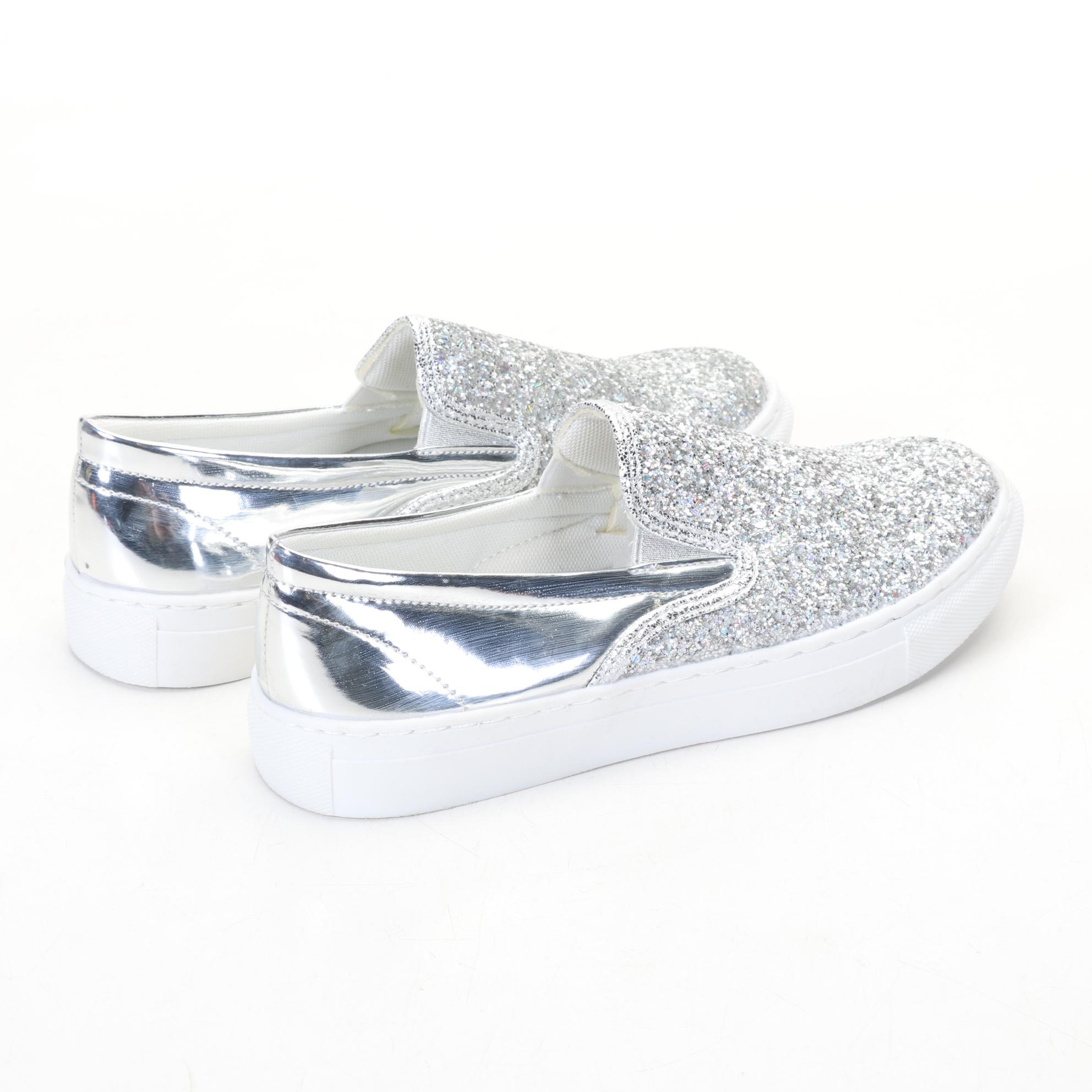 Ugg "Oh Fluffita" Wool Slippers in Pink Rose with Wanted Sparkly Slip on Shoes