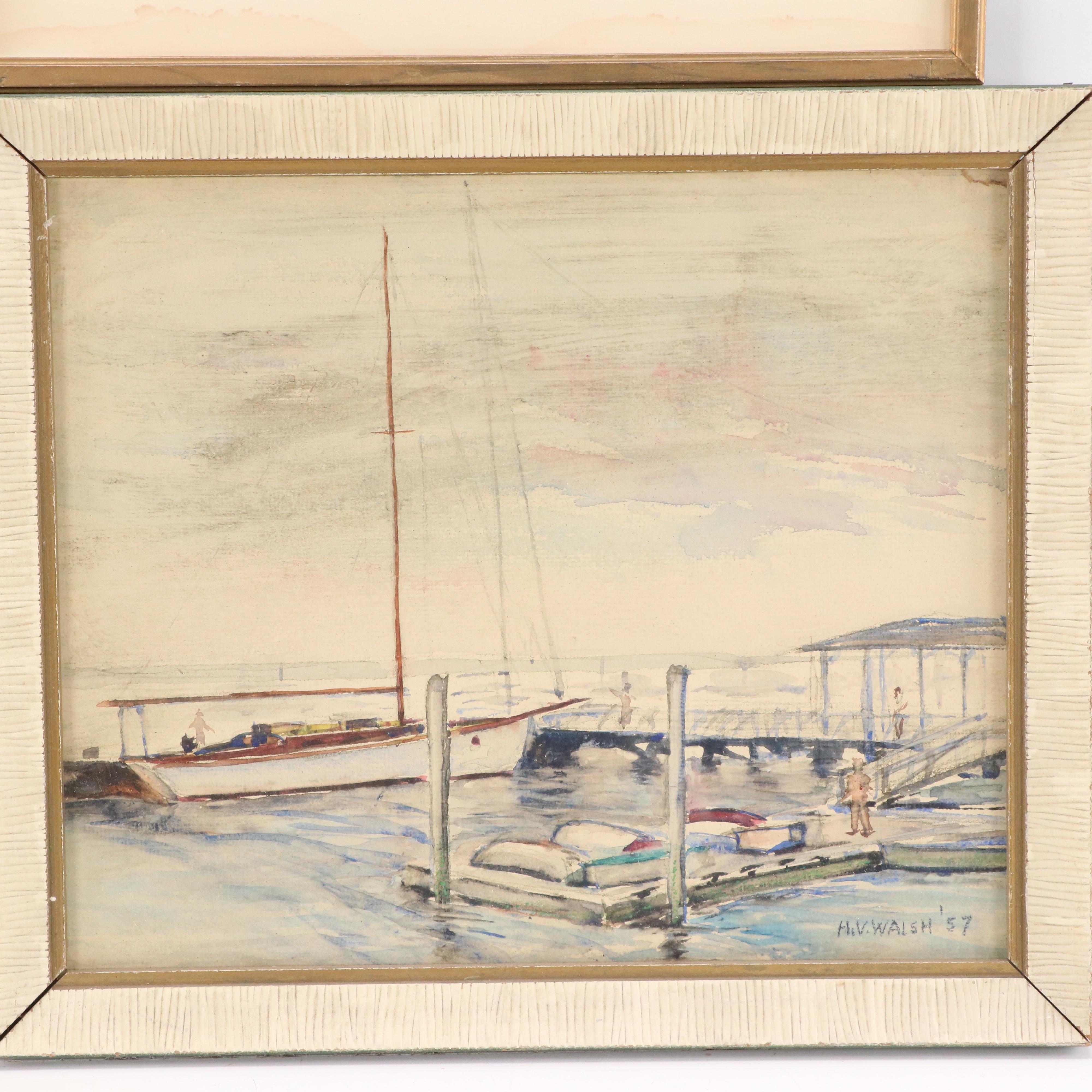 Carl Abel Landscape Etchings, Early to Mid-20th Century, and More