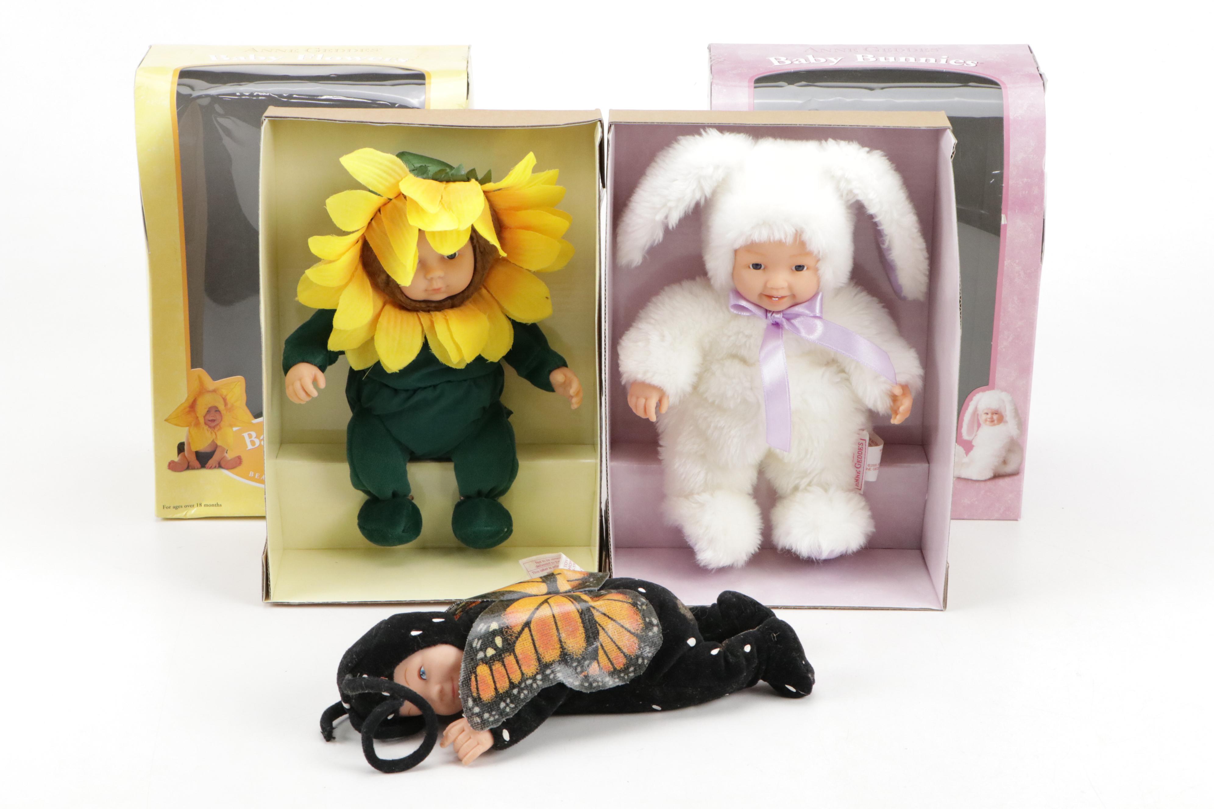 Anne Geddes "Baby Butterflies", "Baby Bears", and More Dolls