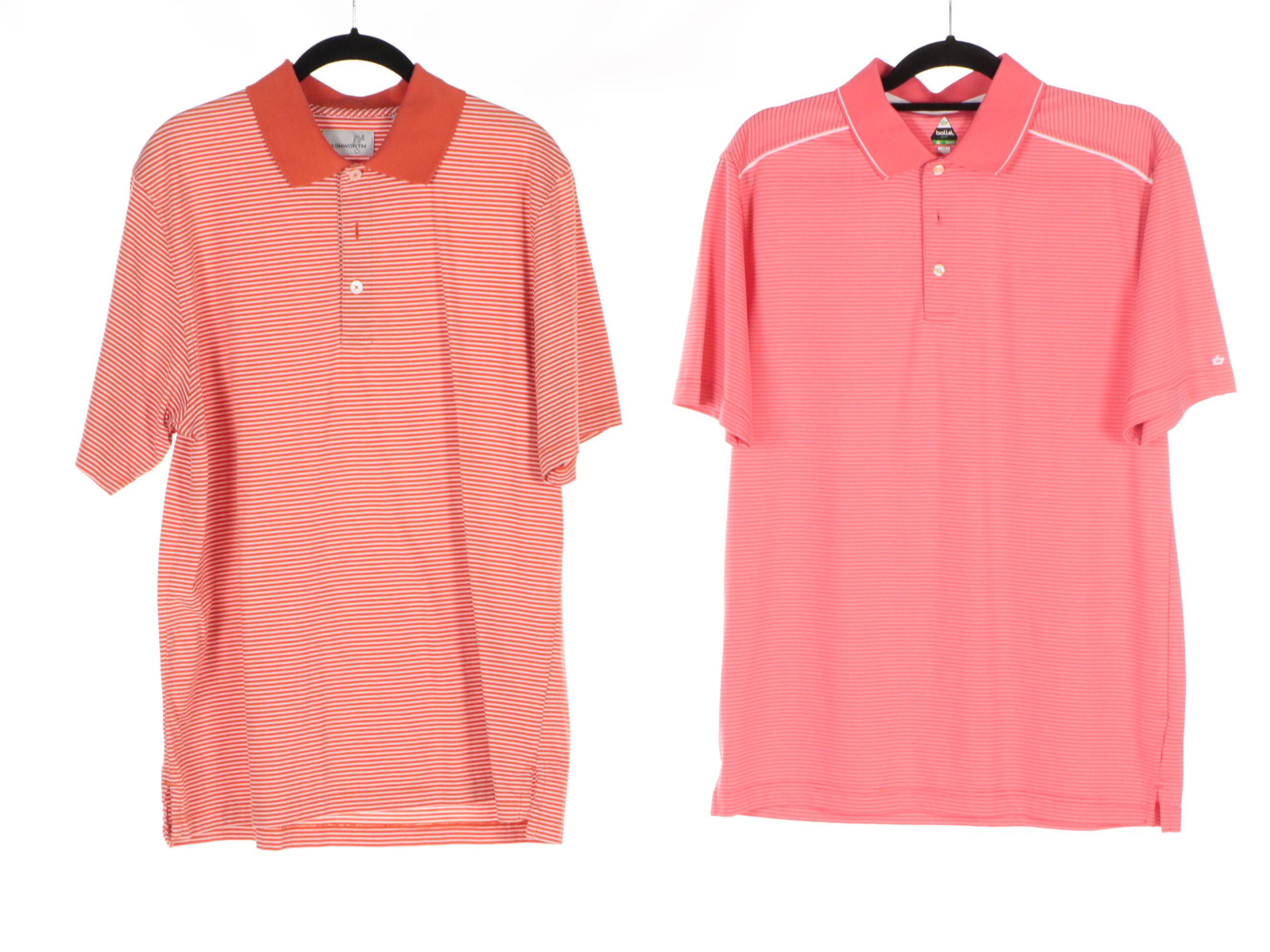 Men's Pebble Beach Performance, Peter Millar, and More Collared Polo Golf Shirts
