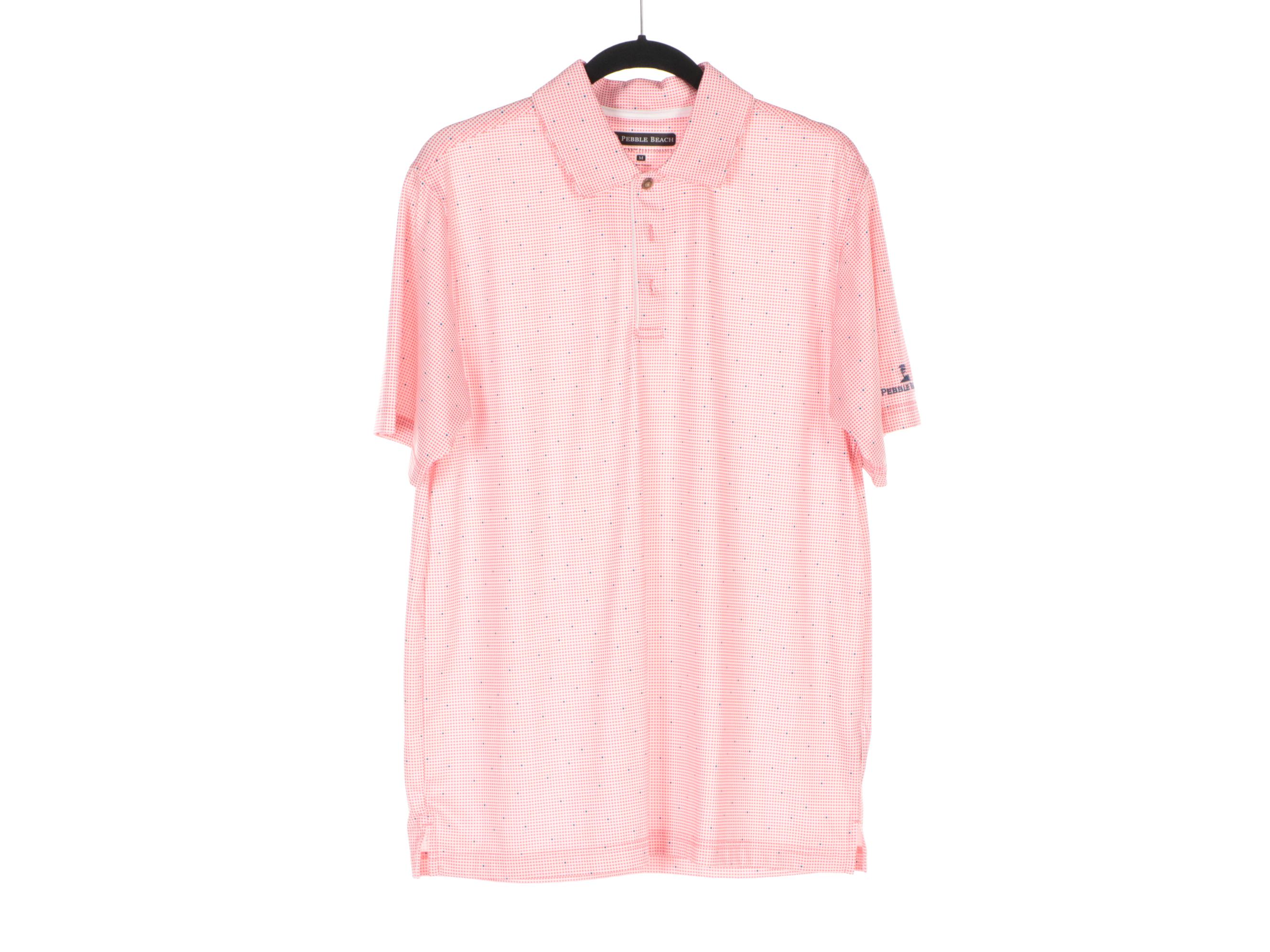 Men's Pebble Beach Performance, Peter Millar, and More Collared Polo Golf Shirts