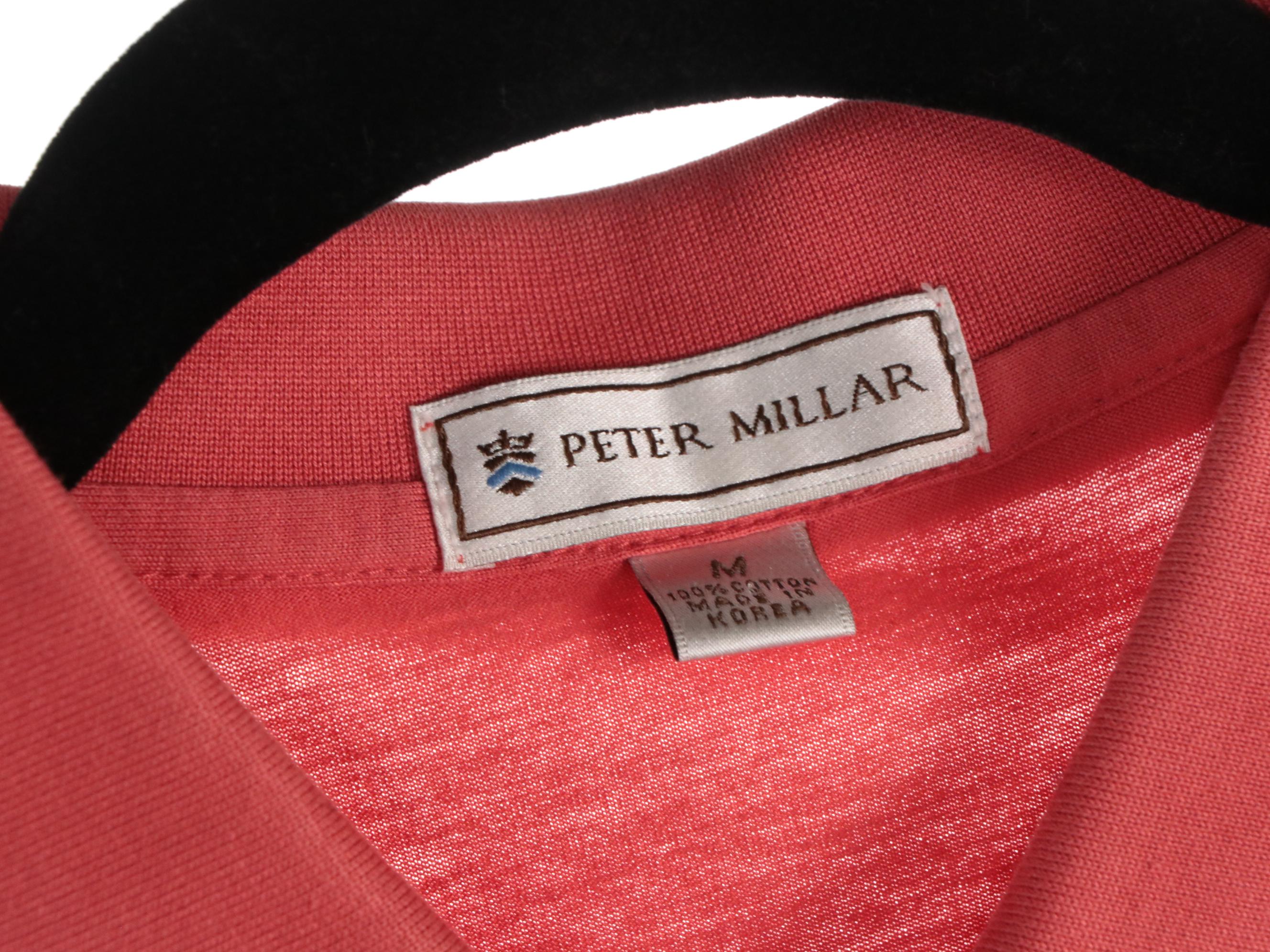Men's Pebble Beach Performance, Peter Millar, and More Collared Polo Golf Shirts