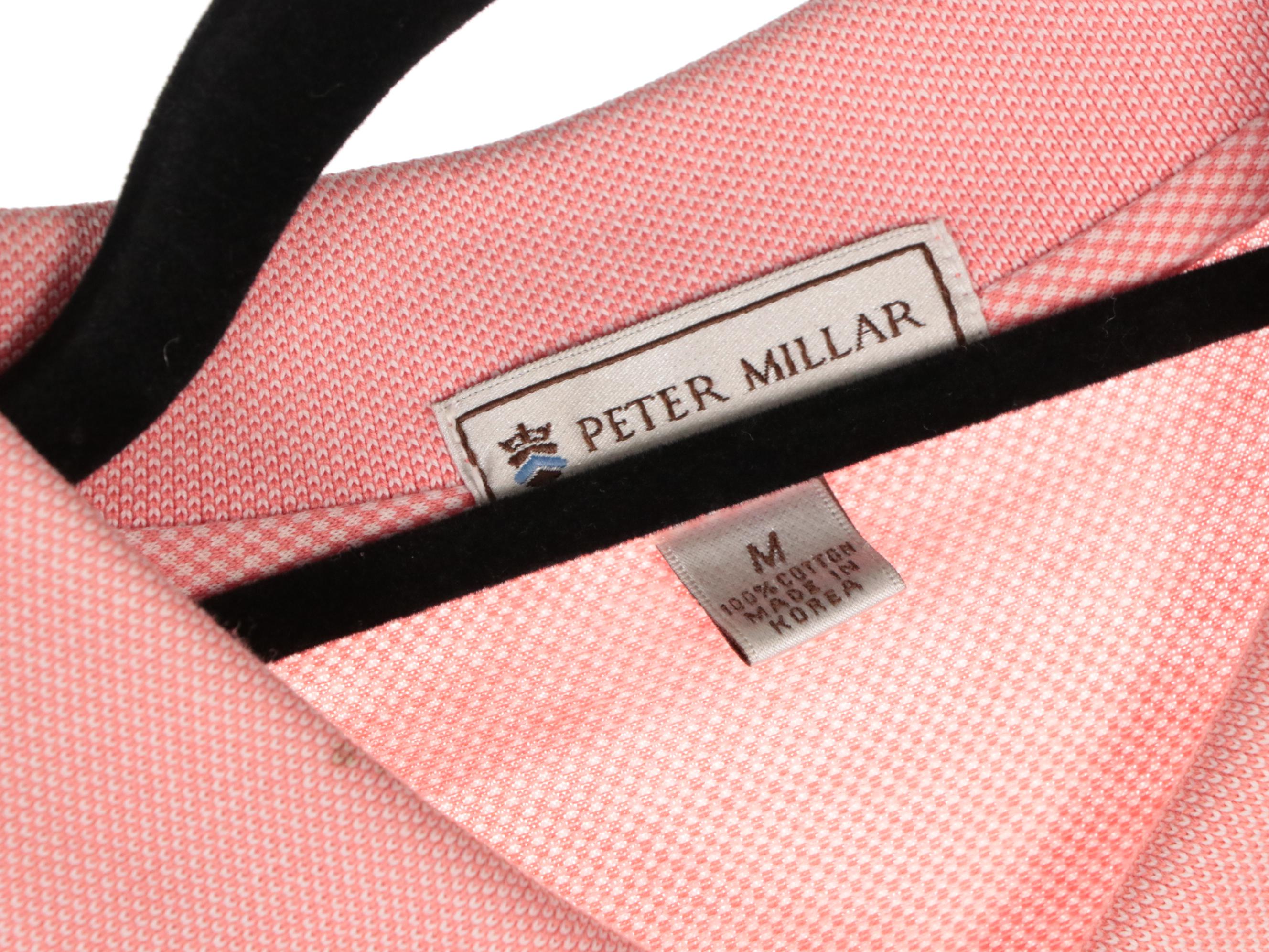 Men's Pebble Beach Performance, Peter Millar, and More Collared Polo Golf Shirts