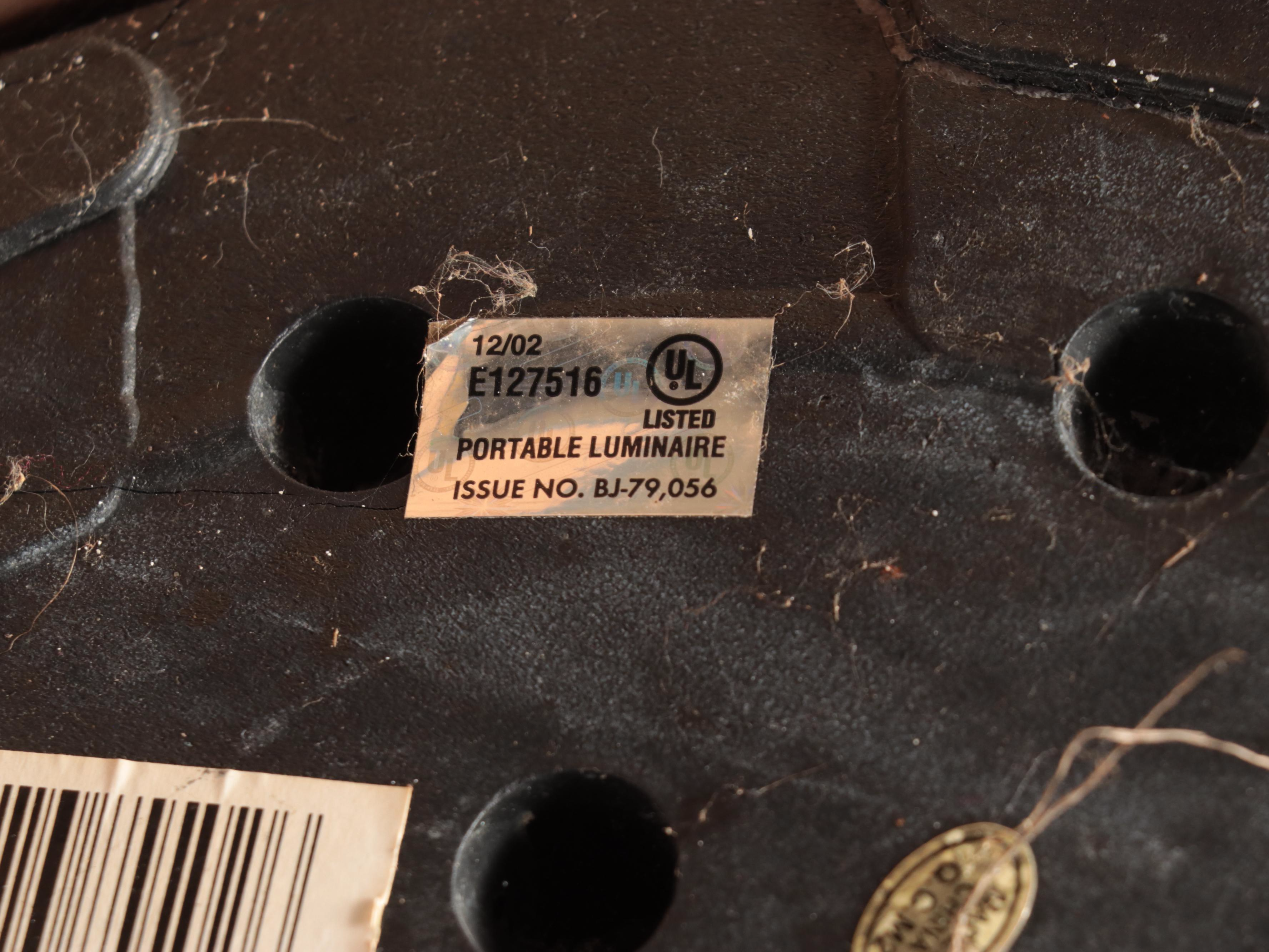 Oil Rubbed Bronze Finish Column Torchiere Floor Lamps, Contemporary