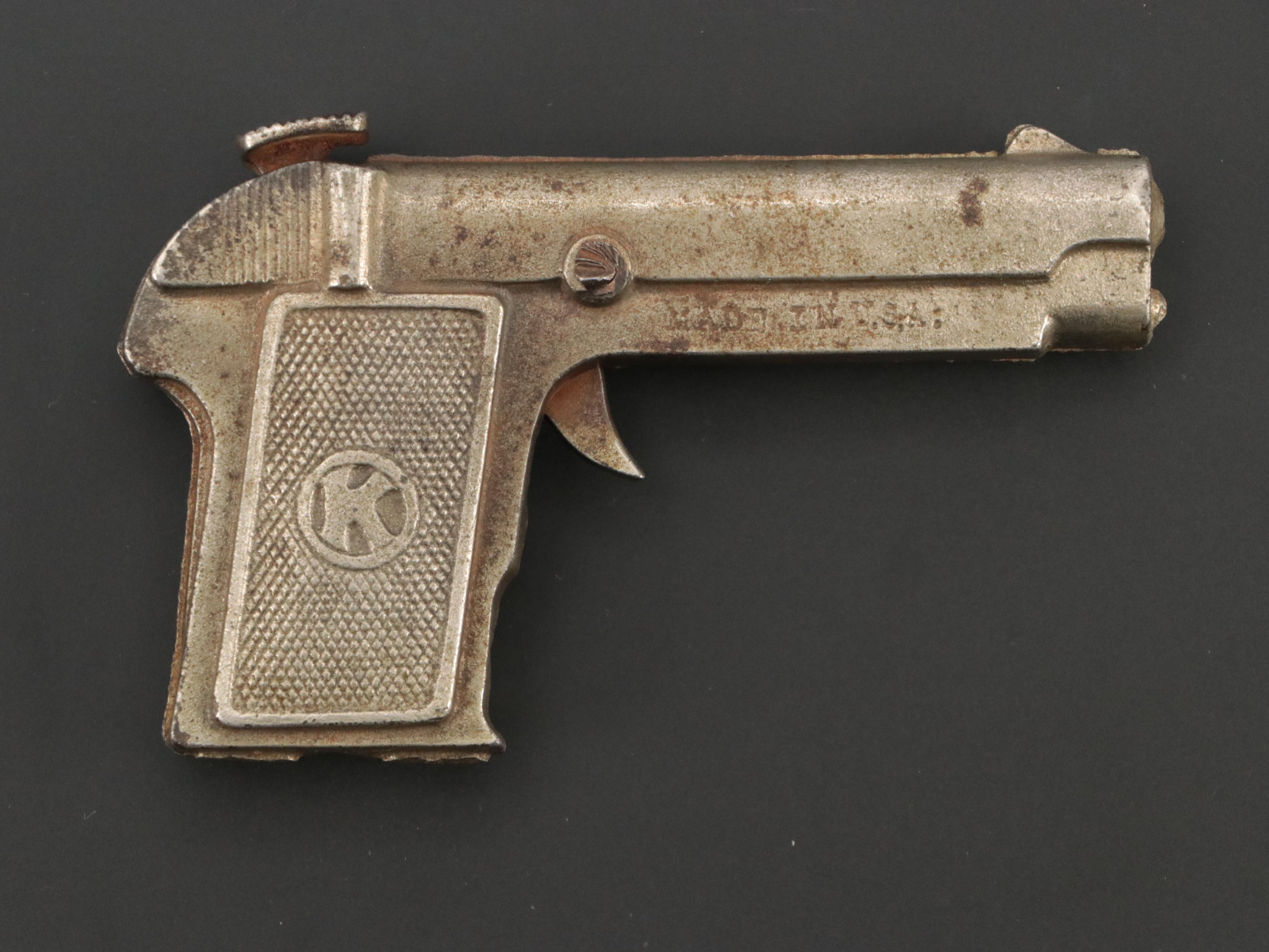 Cast Metal Cap Guns, Early to Mid 20th Century