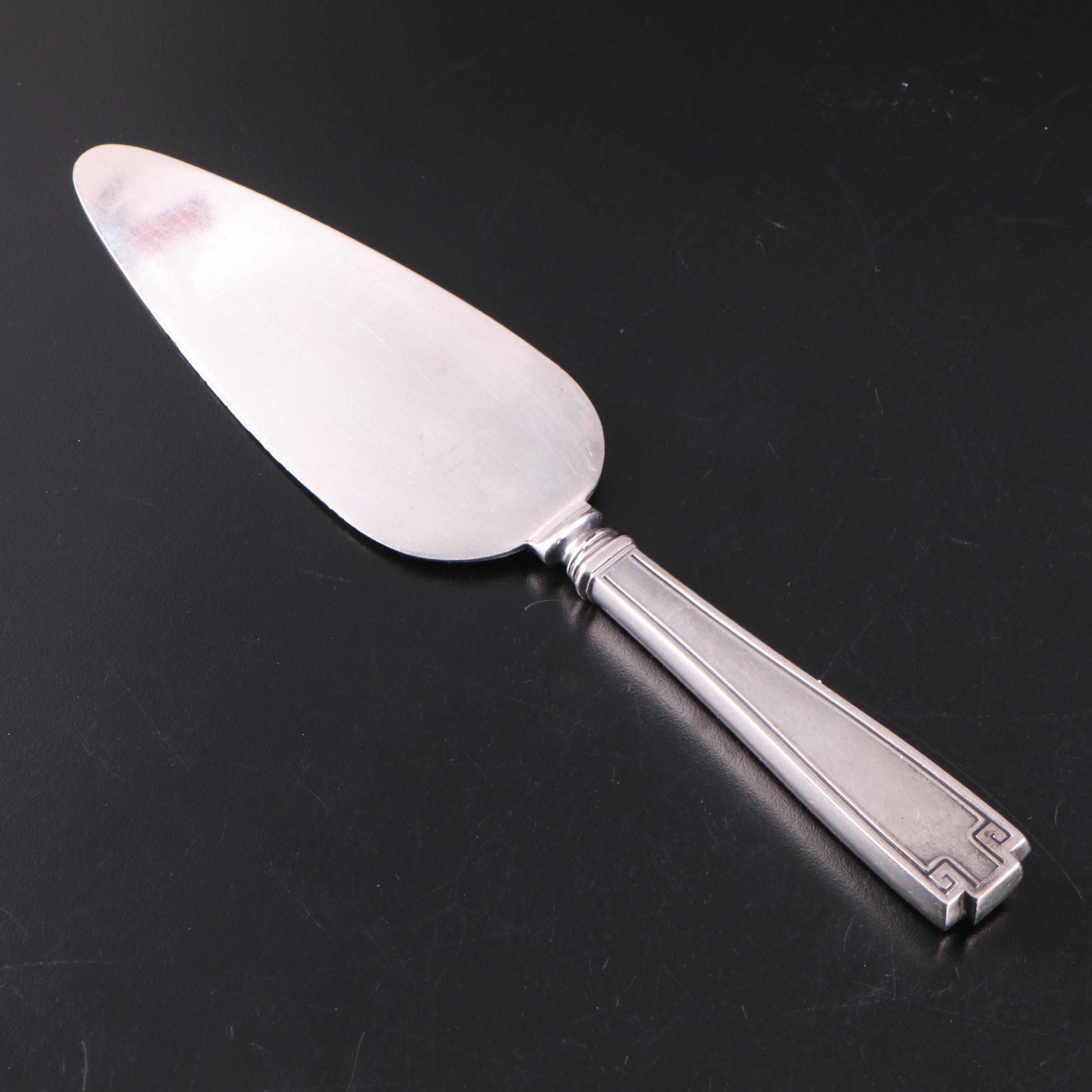 Gorham "Etruscan" Sterling Serving Utensils with Other Sterling and Plate Décor