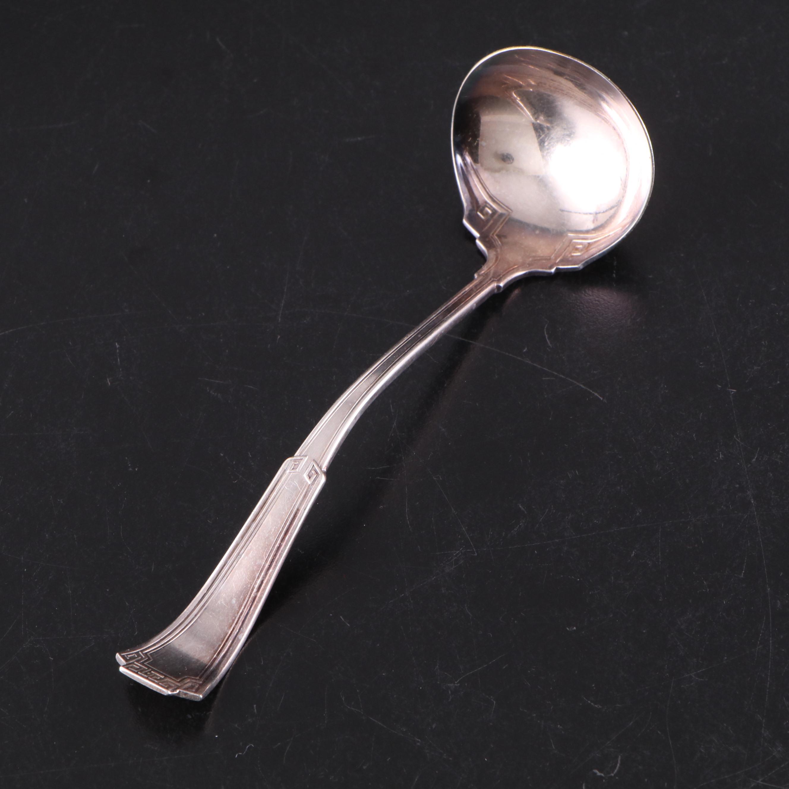 Gorham "Etruscan" Sterling Serving Utensils with Other Sterling and Plate Décor